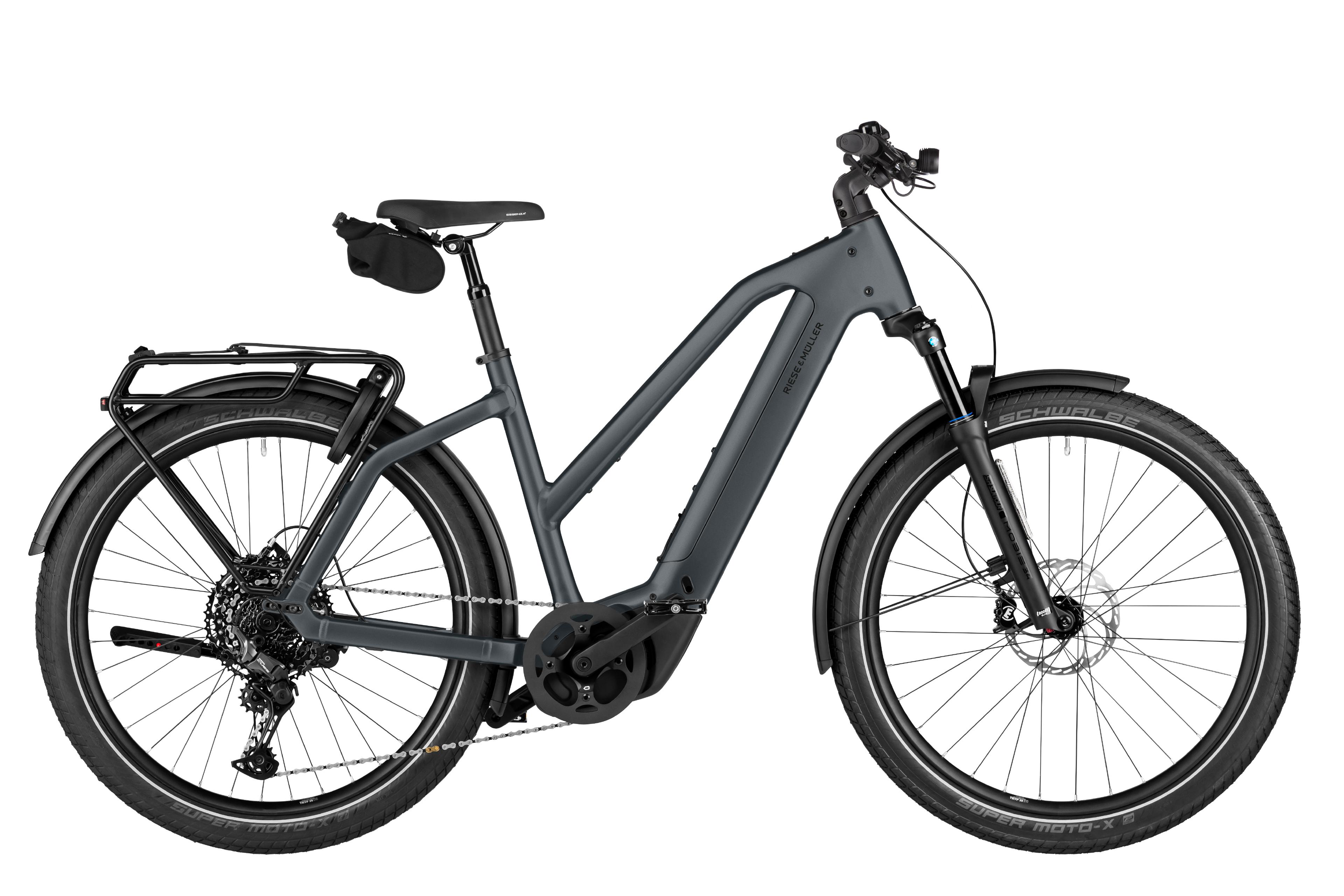 Riese & Müller Charger5 Mixte touring CORE E-Citybikes (grau) 1