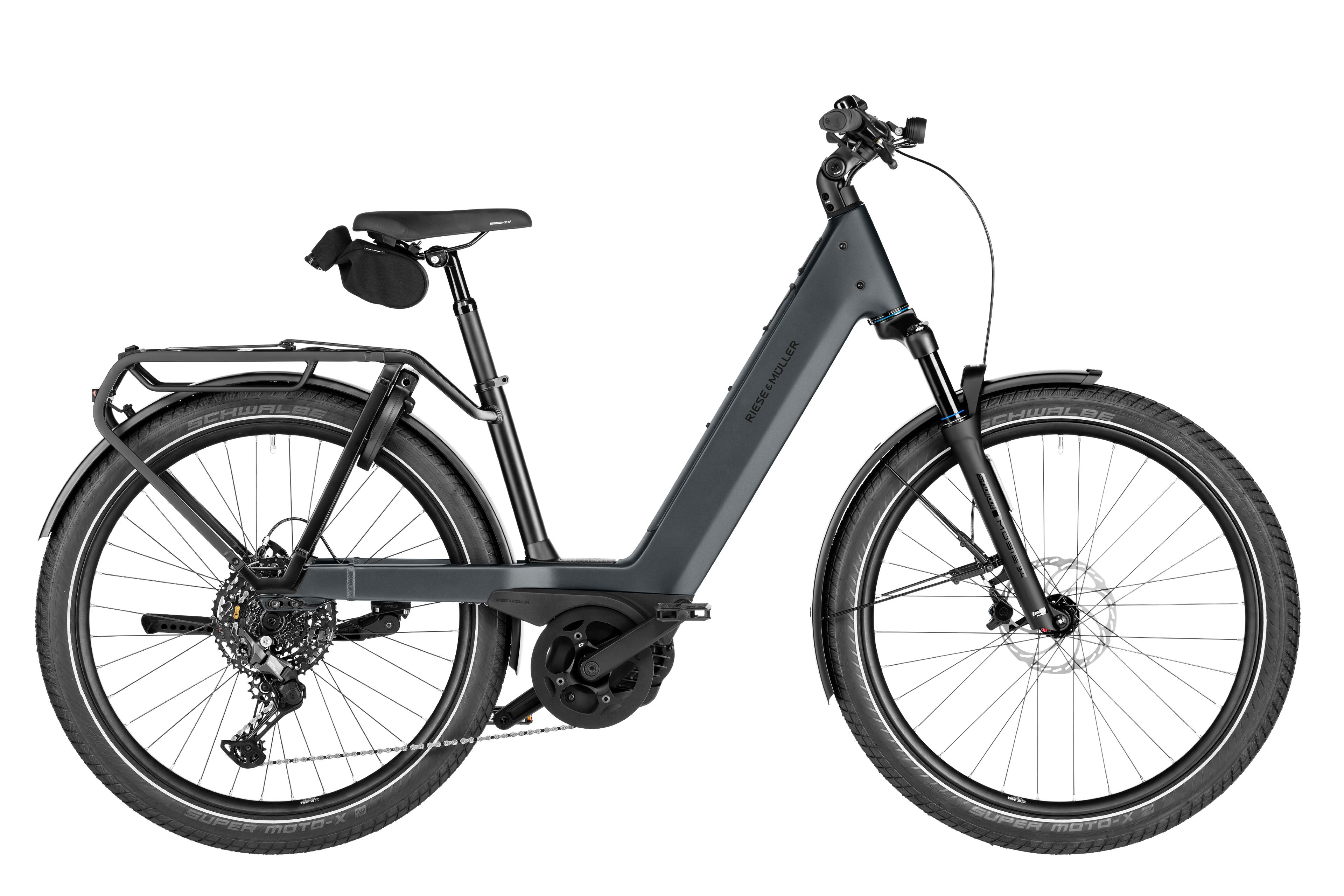 Riese & Müller Nevo5 touring CORE E-Trekkingbikes (grau) 1
