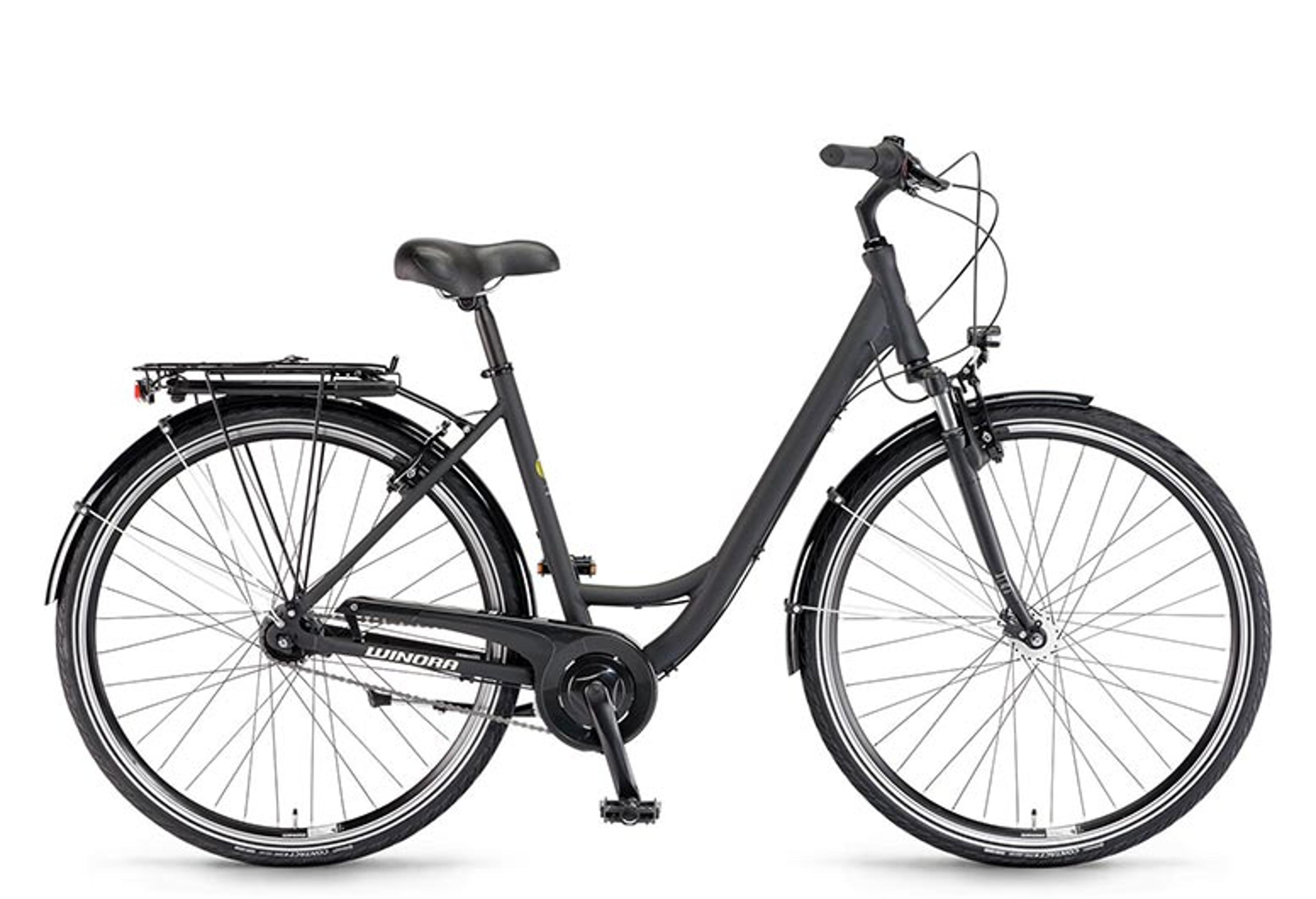 WINORA Hollywood N7 Citybike (schwarz) 1
