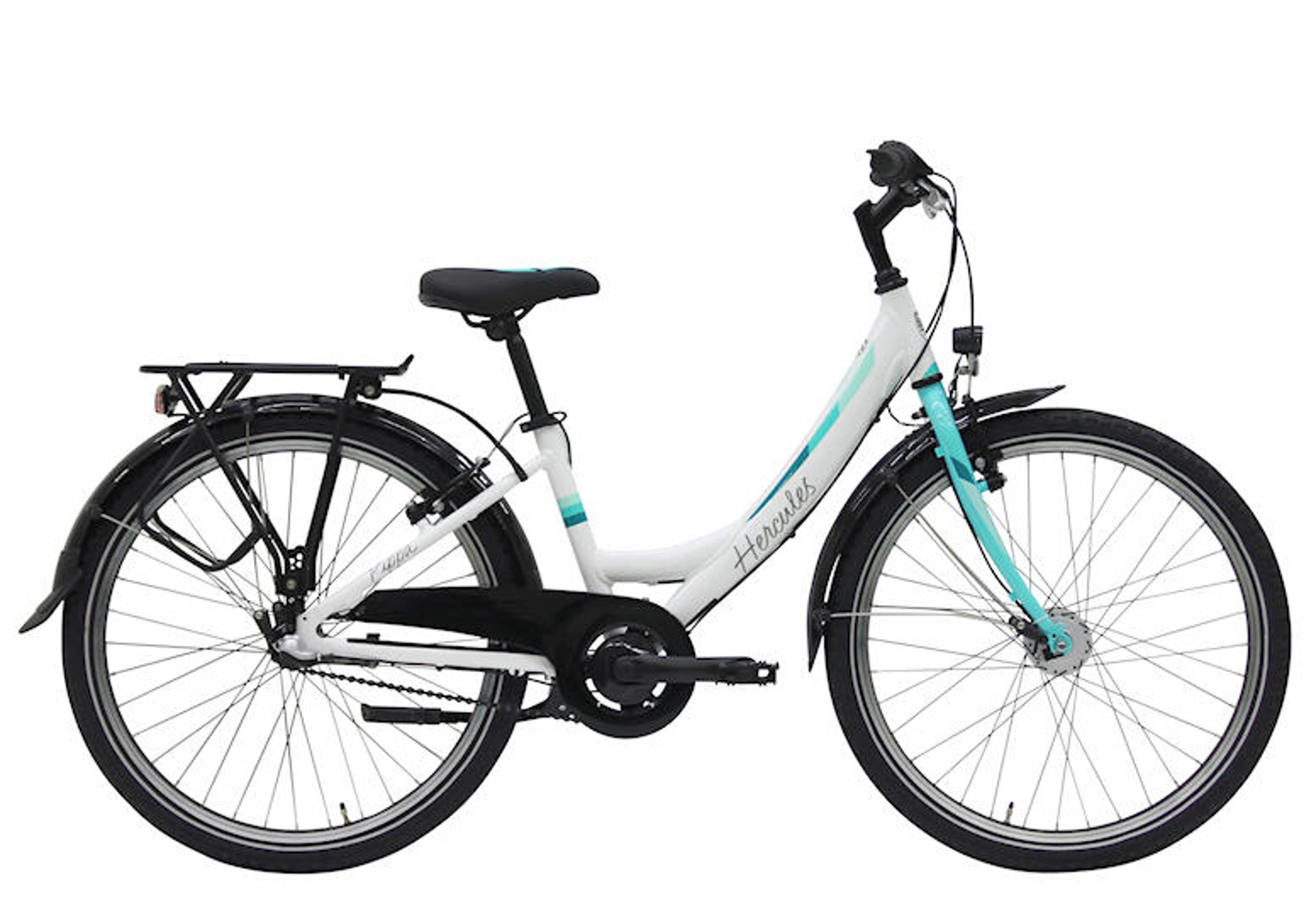 HERCULES Pippa R3 Kinderfahrrad 24 Zoll (weiss) 1