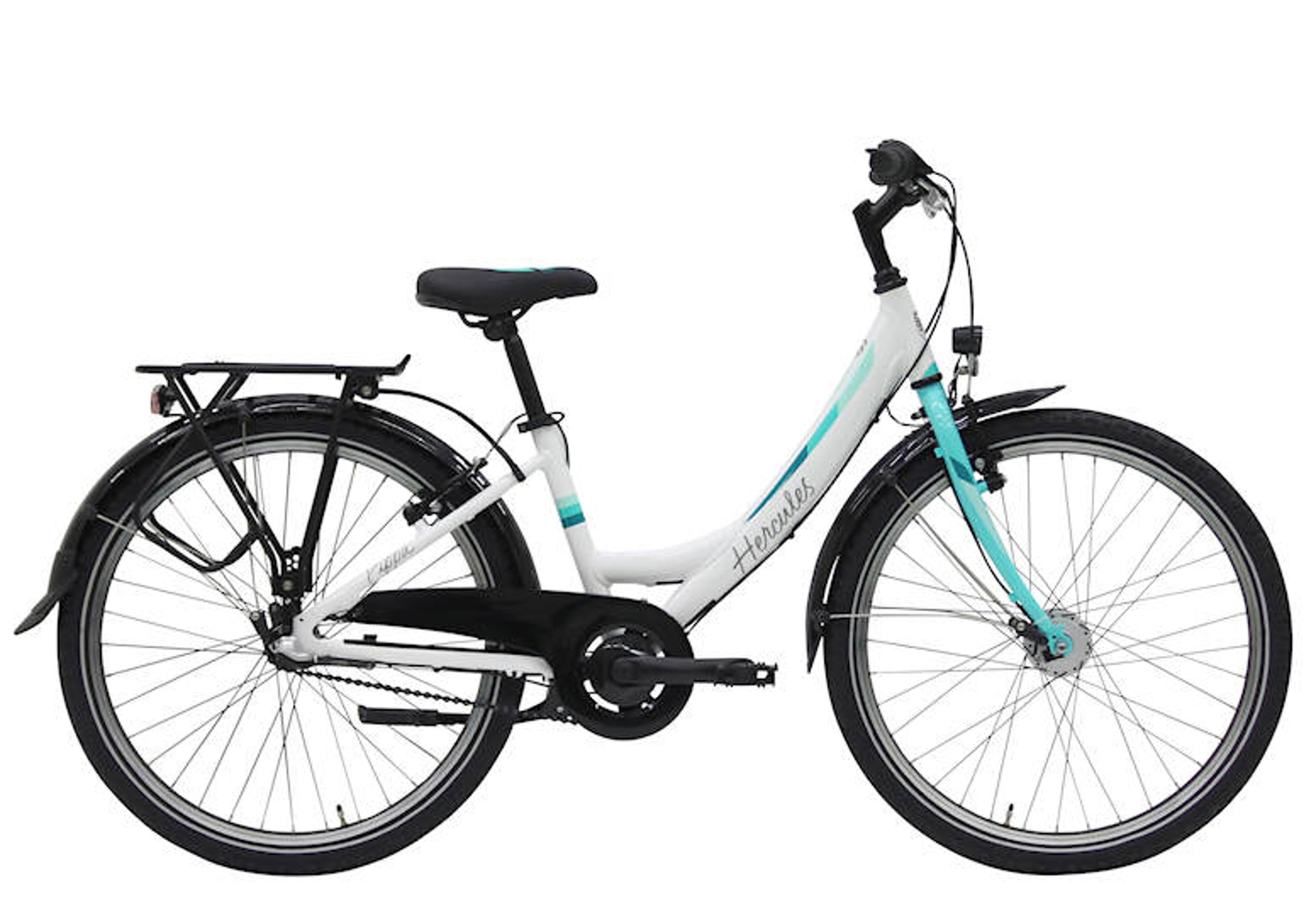 HERCULES Pippa R7 Kinderfahrrad 24 Zoll (weiss) 1