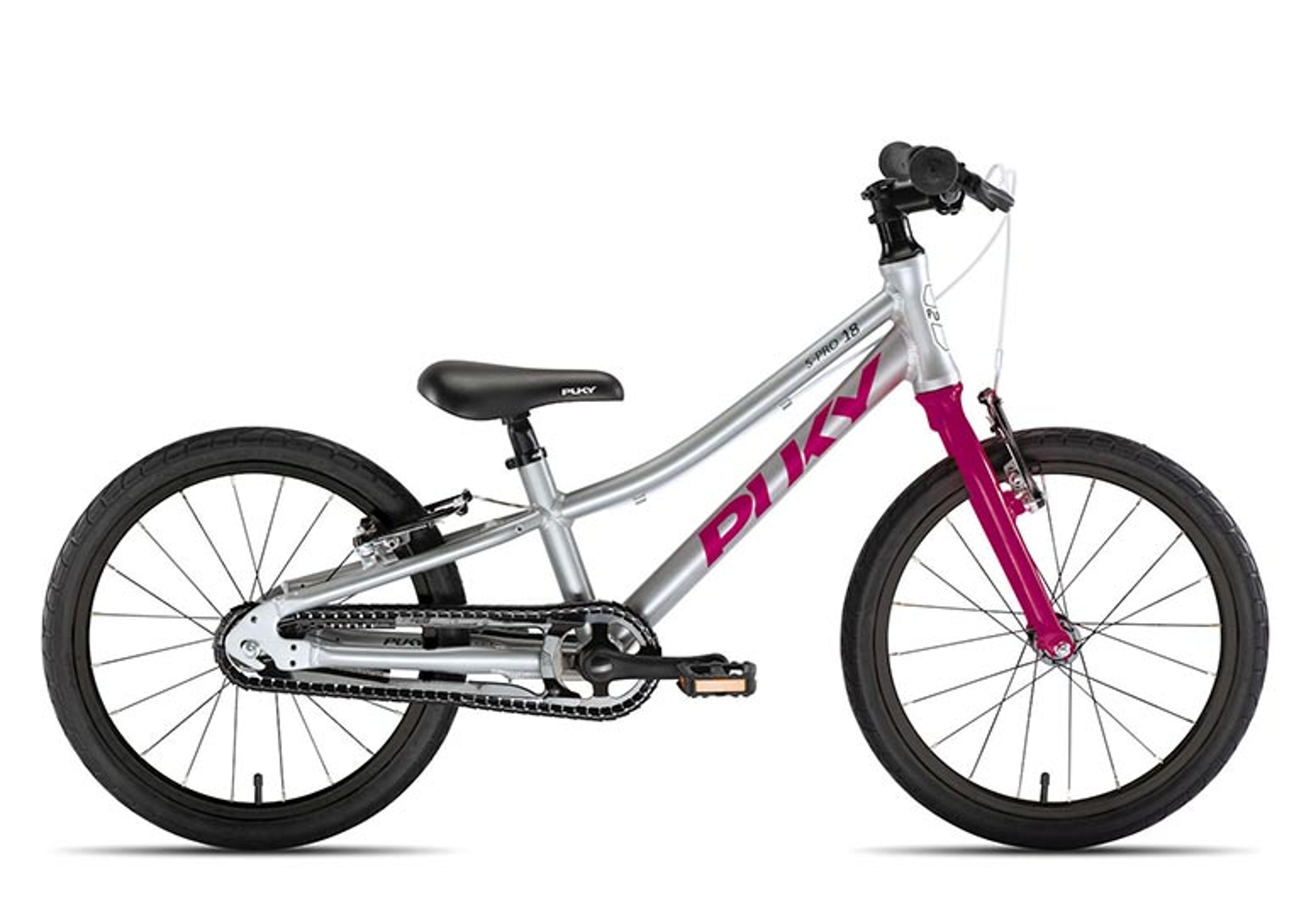 PUKY LS-Pro 18-1 Alu Kinderfahrrad 18 Zoll (silber) 1