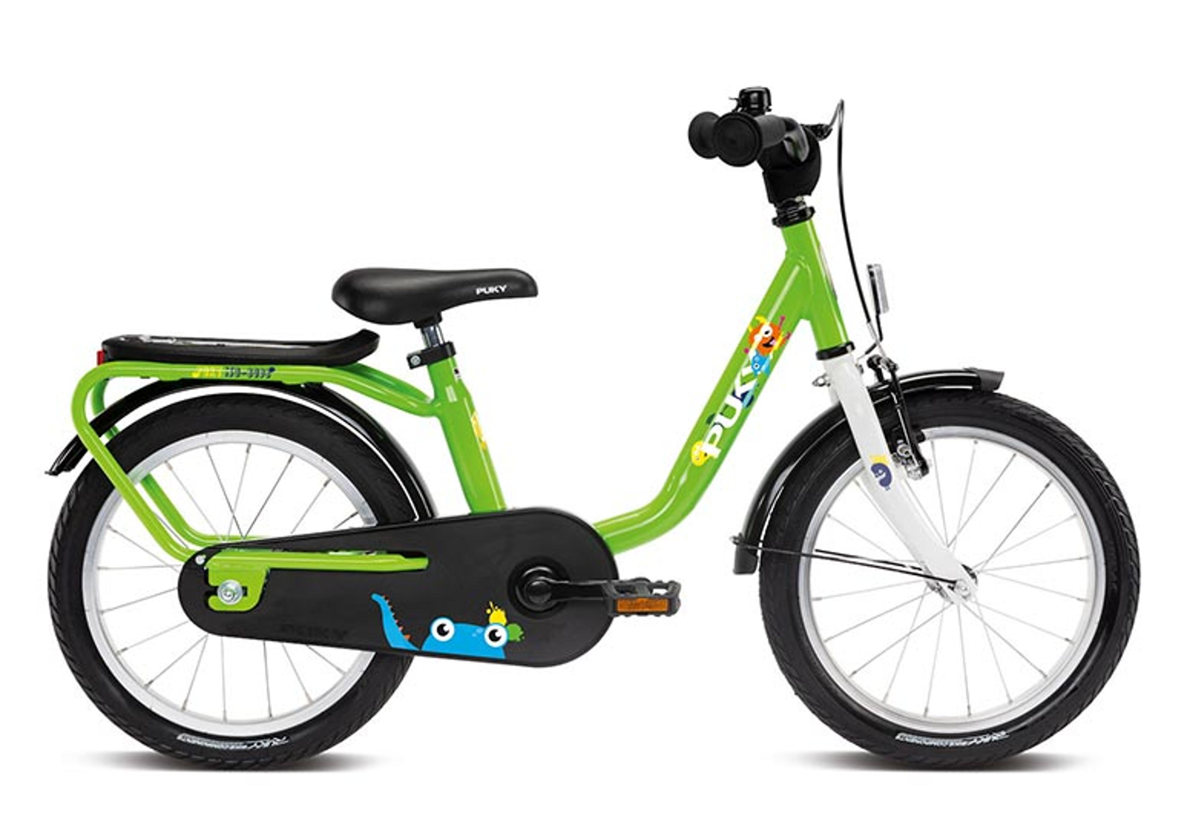 PUKY Steel 16 Kinderfahrrad 16 Zoll (grün) 1