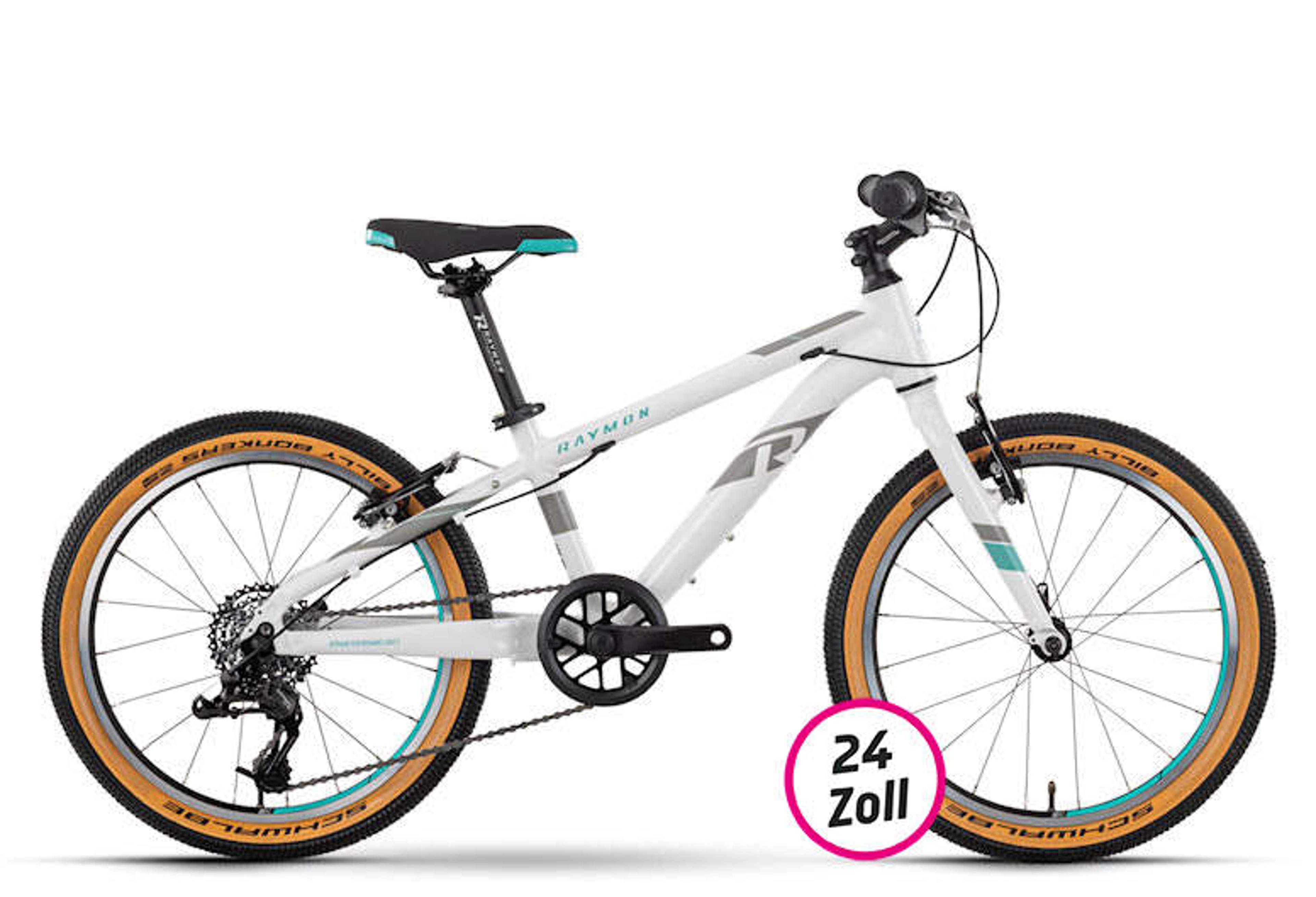 Raymon FourRay 3.0 Kinderfahrrad 24 Zoll (weiss) 1