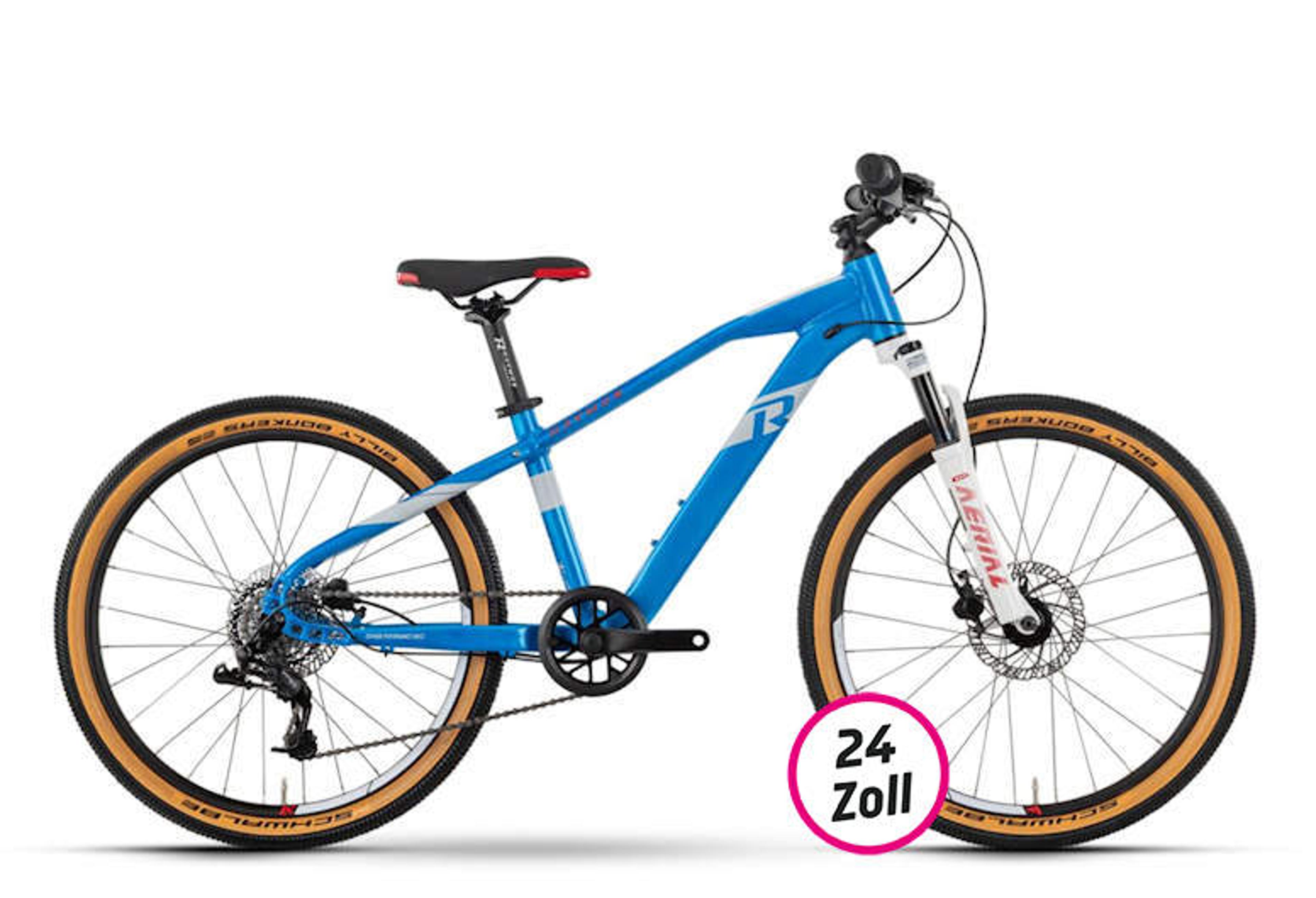 Raymon FourRay 4.0 Kinderfahrrad 24 Zoll (blau) 1