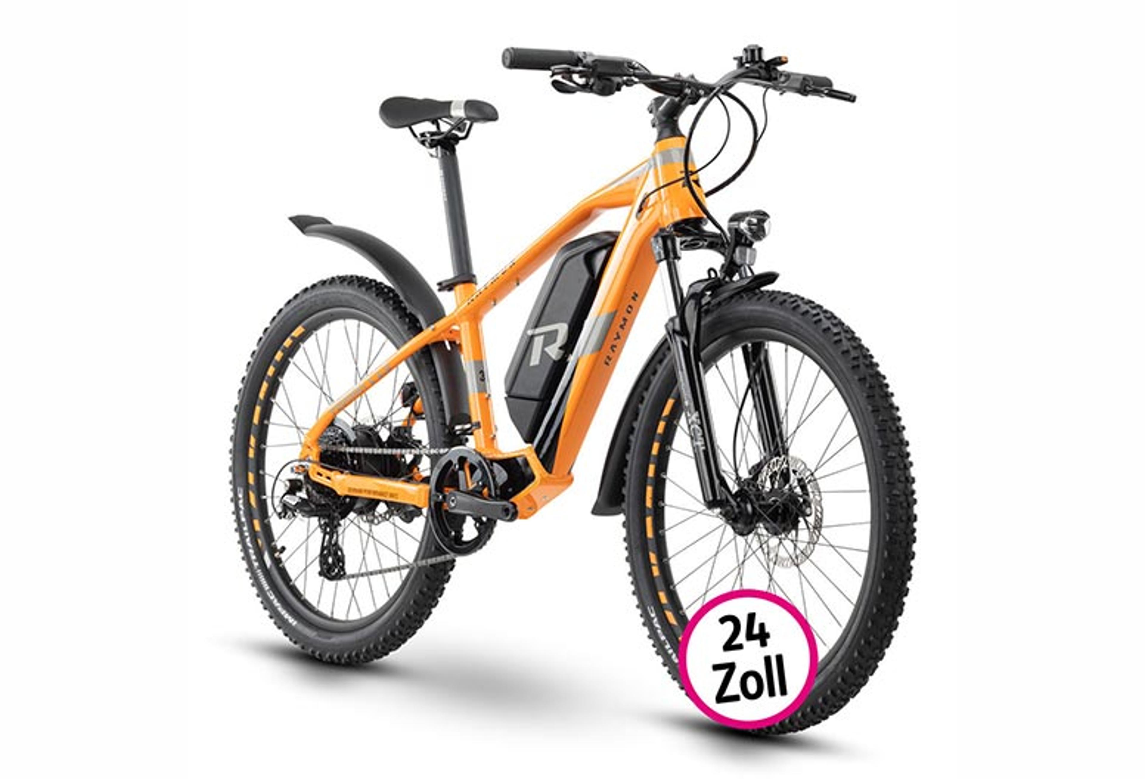 Raymon FourRay E 1.5 Street Kinderfahrrad 24 Zoll (orange) 1