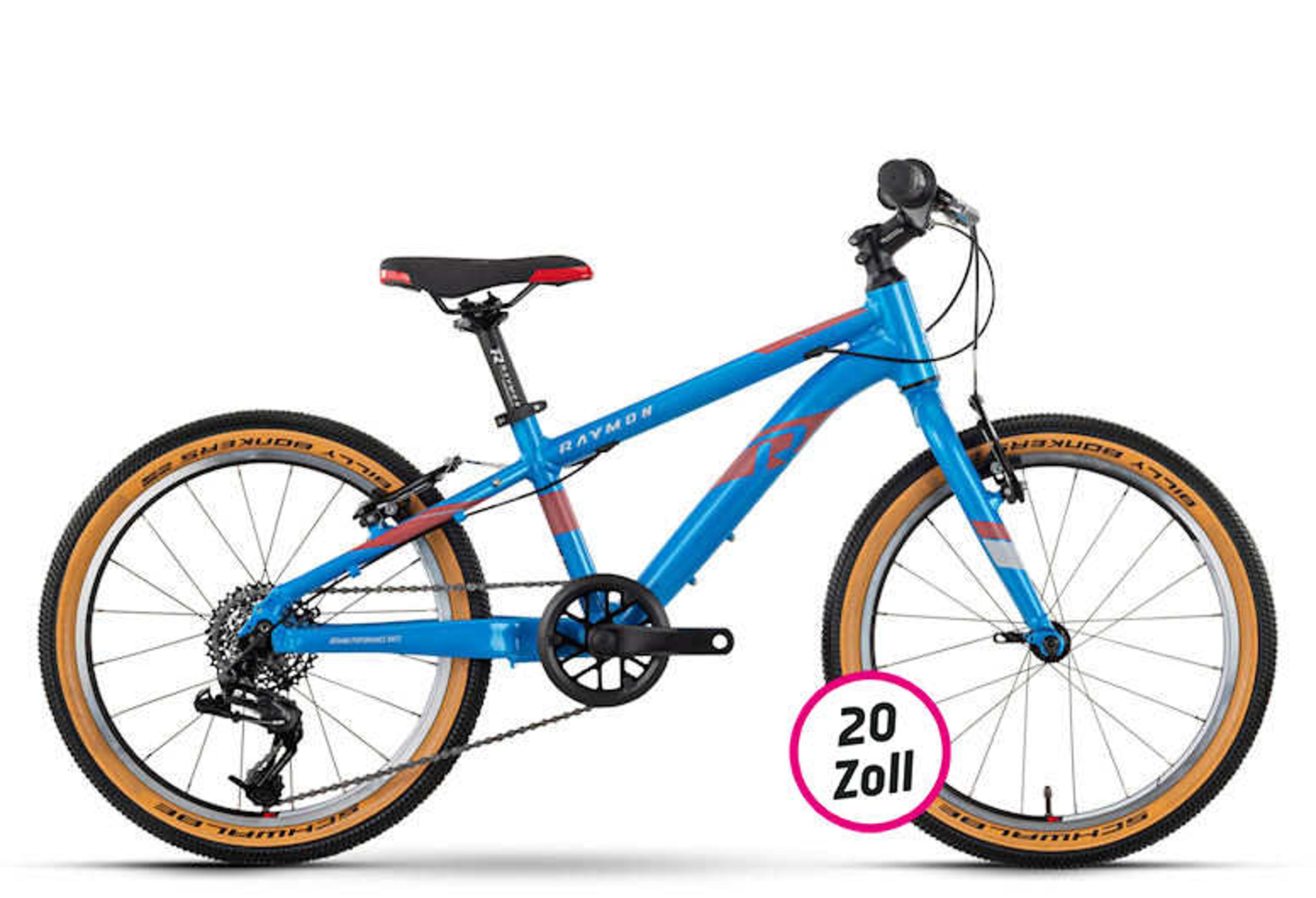 Raymon TwoRay 3.0 Kinderfahrrad 20 Zoll (blau) 1