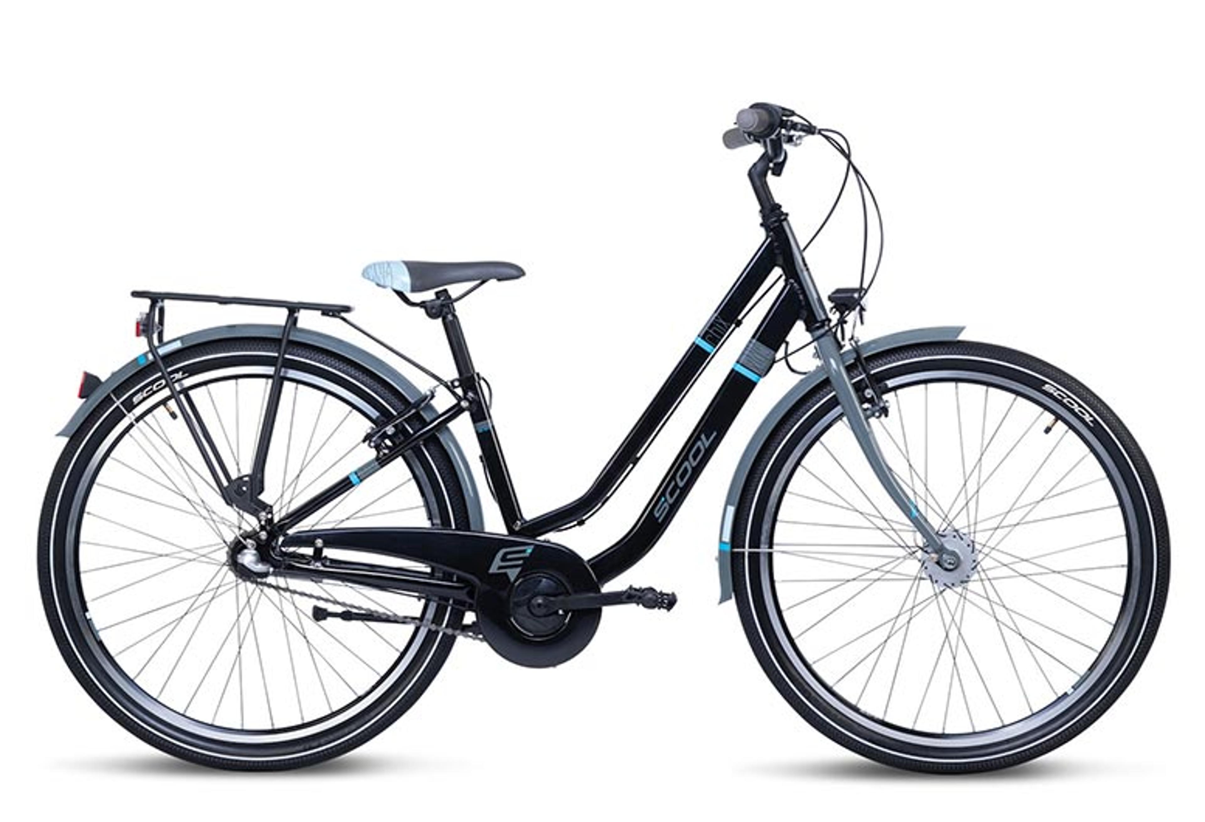 S'COOL chiX twin alloy 26-3 Jugendfahrrad 26 Zoll (schwarz) 1