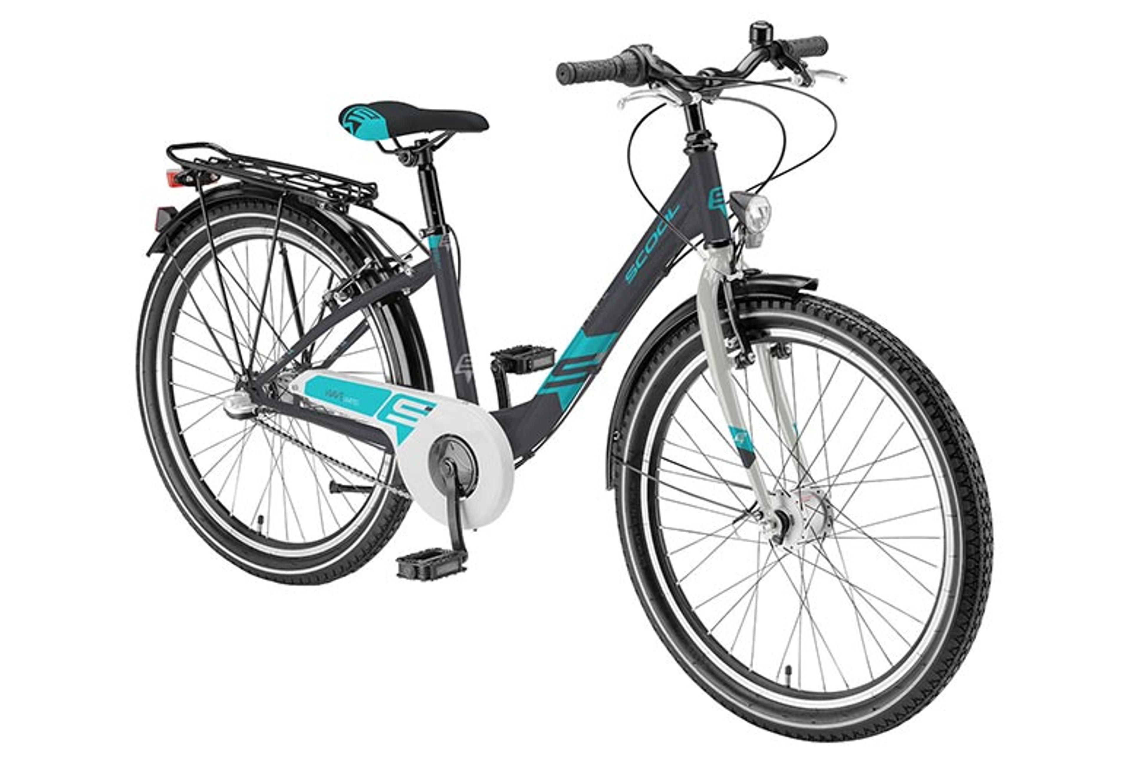 S'COOL steel ltd 26-3 Jugendfahrrad 26 Zoll (grau) 1