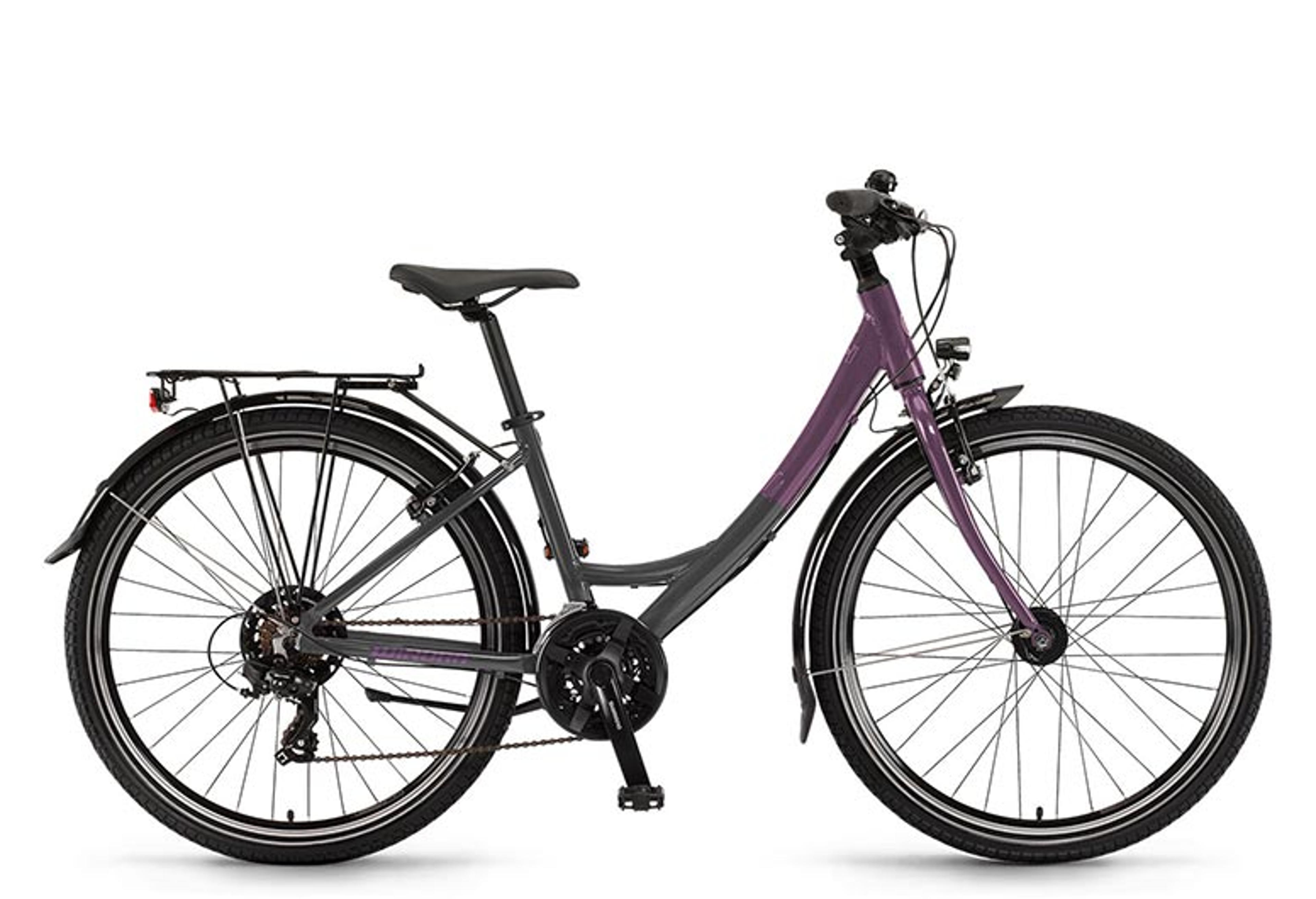 WINORA Chica 26 Jugendfahrrad 26 Zoll (grau) 1