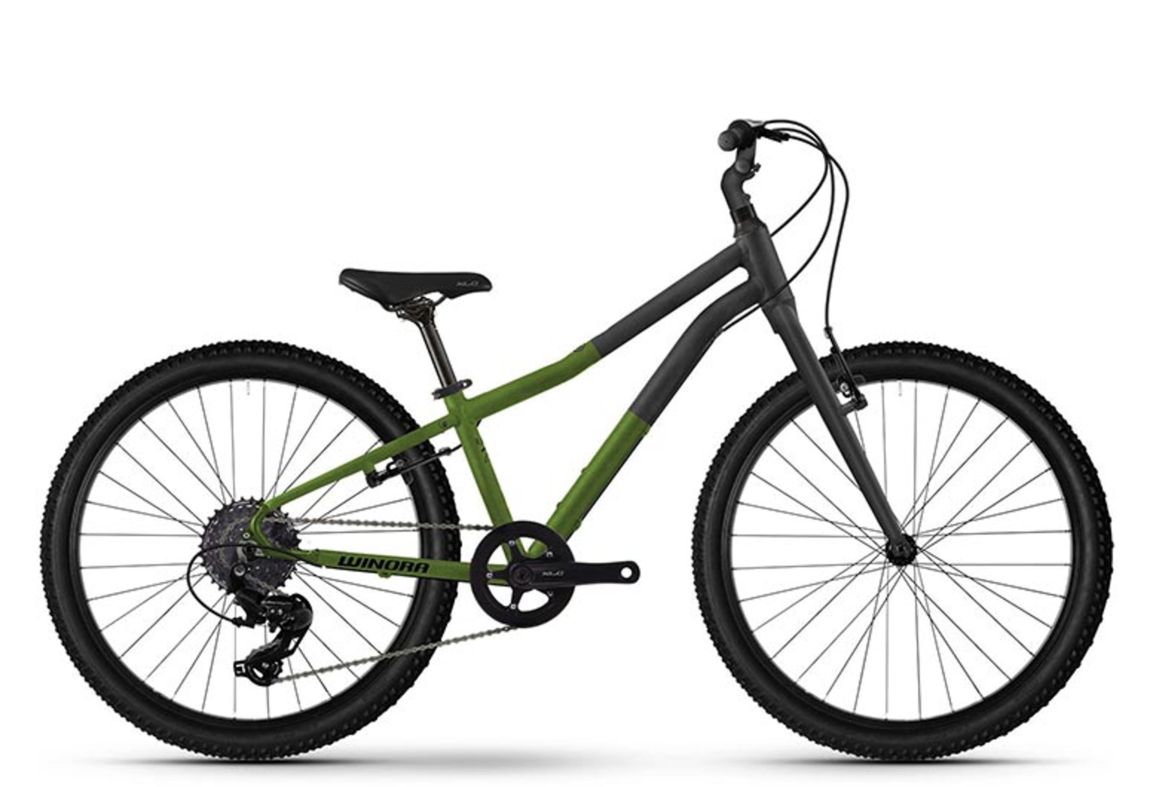 WINORA KIRA24 Rage 24 Kinderfahrrad 24 Zoll (grün) 1