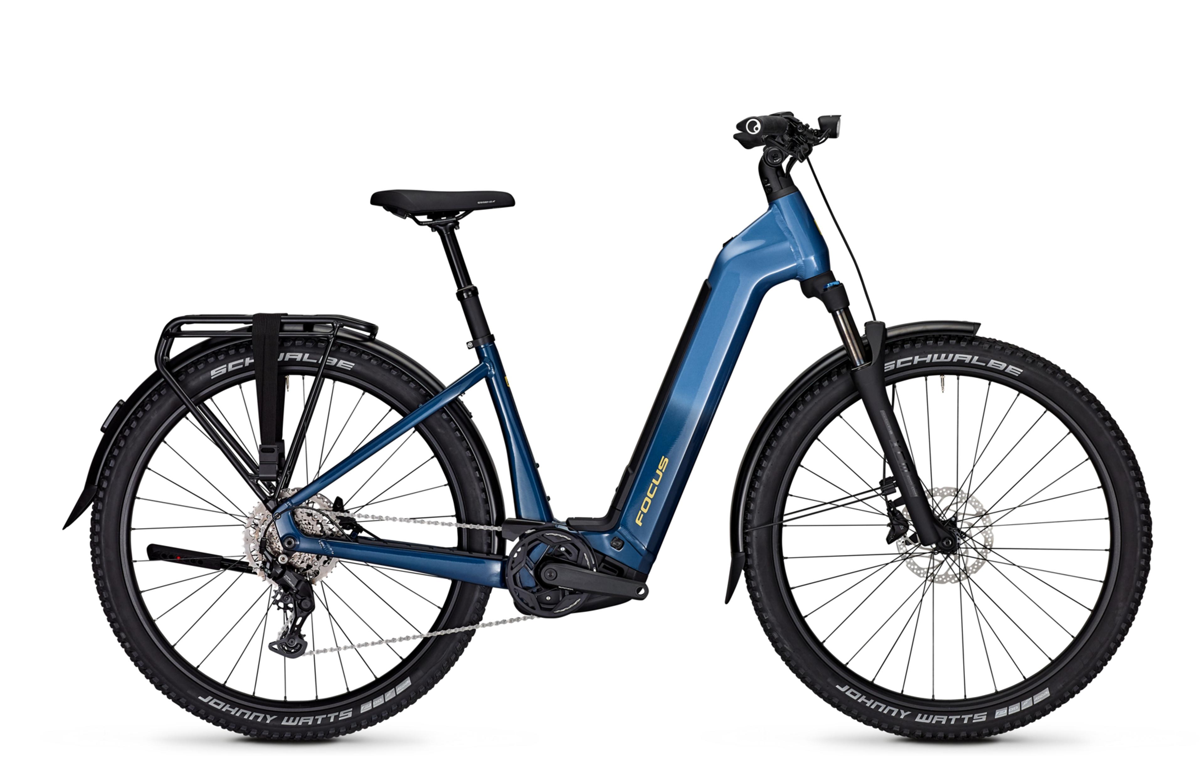 FOCUS Aventura² 6.7 E-Trekkingbikes (blau) 1