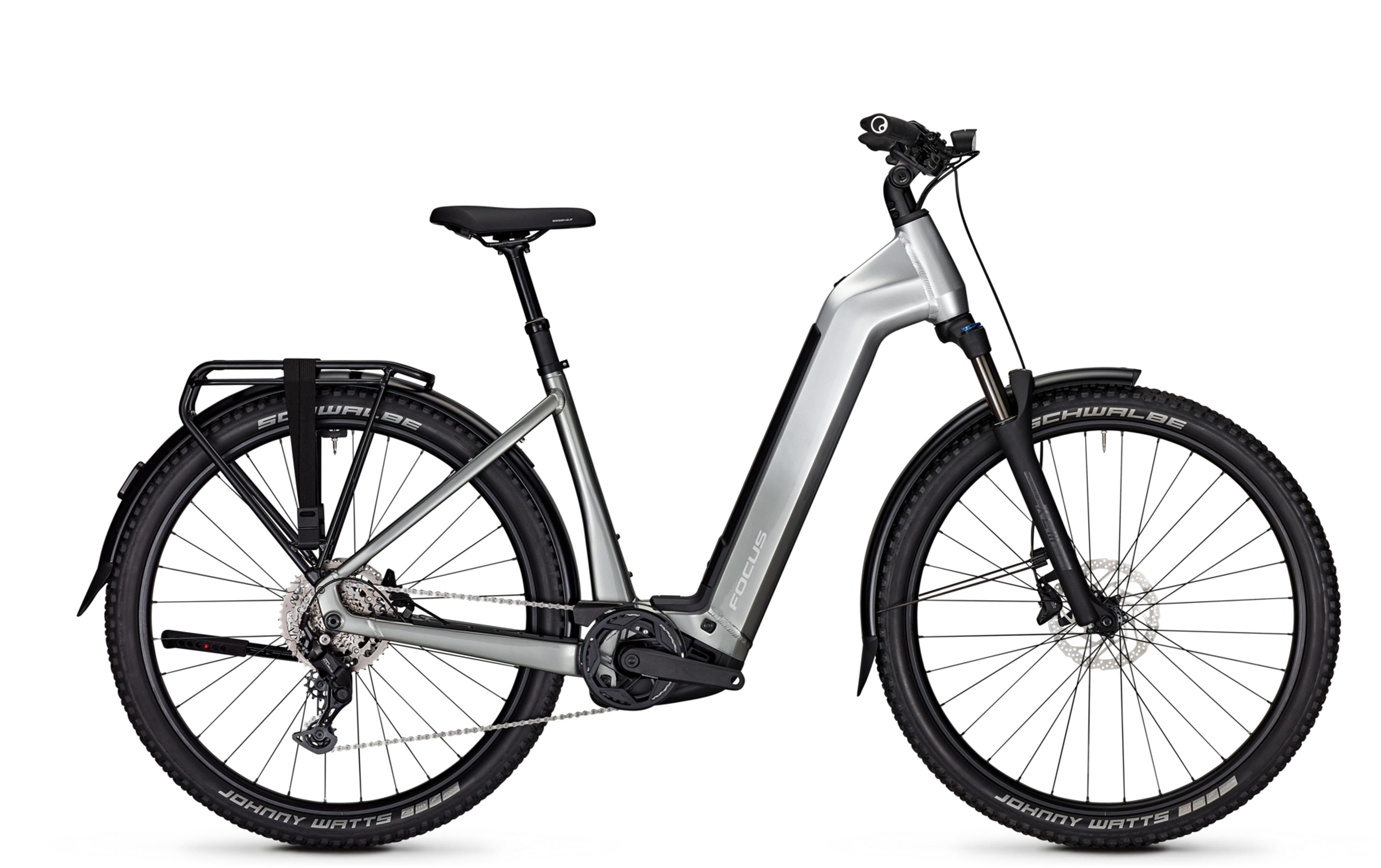 FOCUS Aventura² 6.7 E-Trekkingbikes (silber) 1