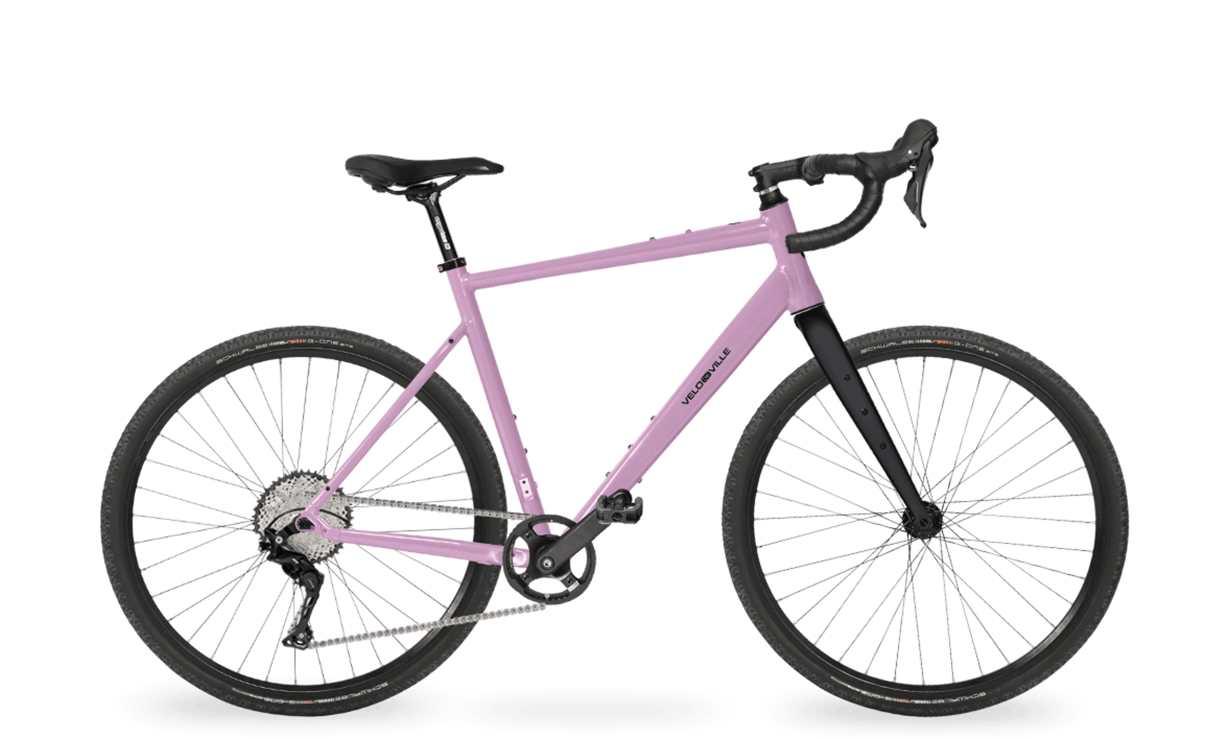 VELO DE VILLE G 400 Gravelbikes (lila) 1