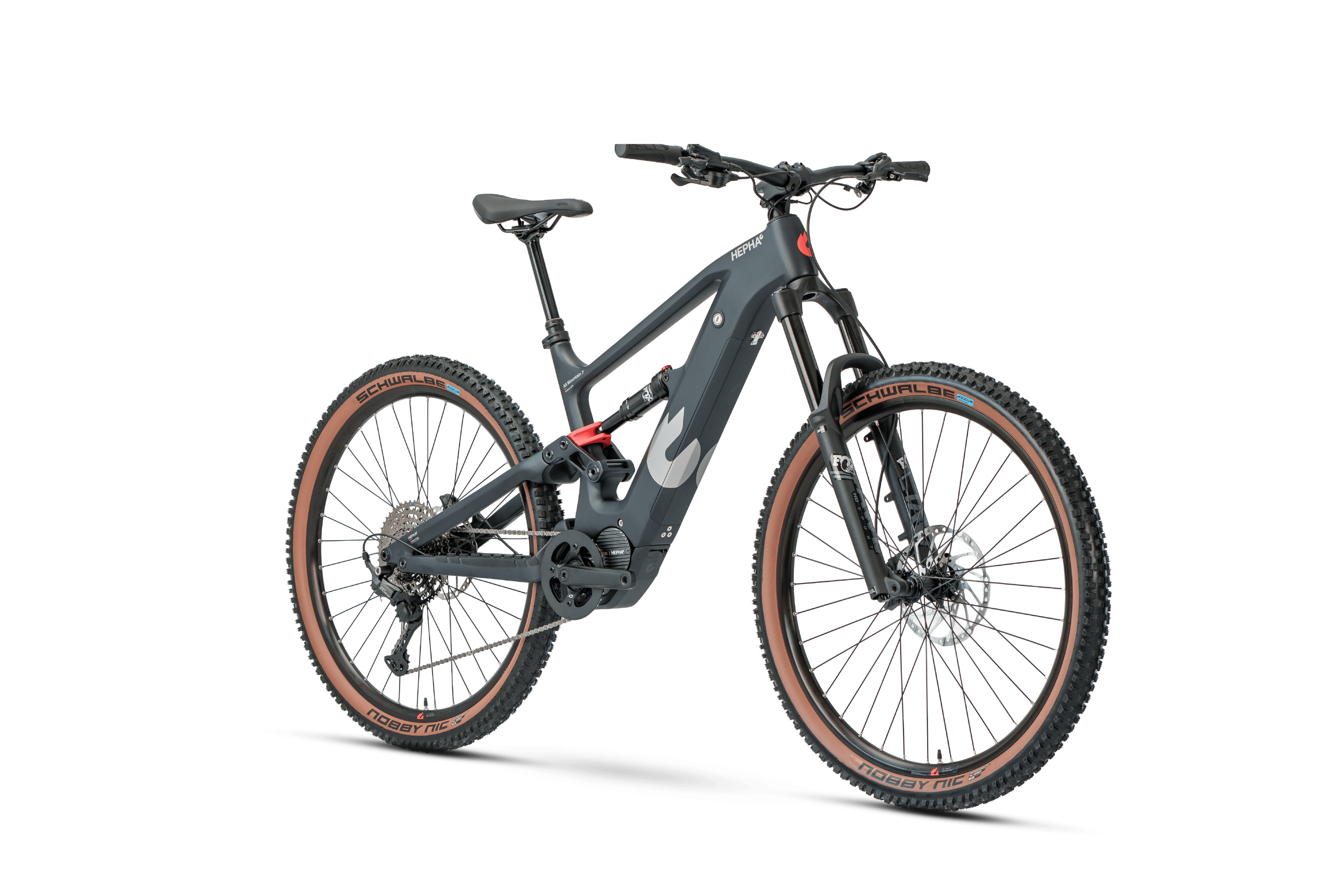 HEPHA All Mountain 7 Carbon Limited E-Fullys (schwarz) 2