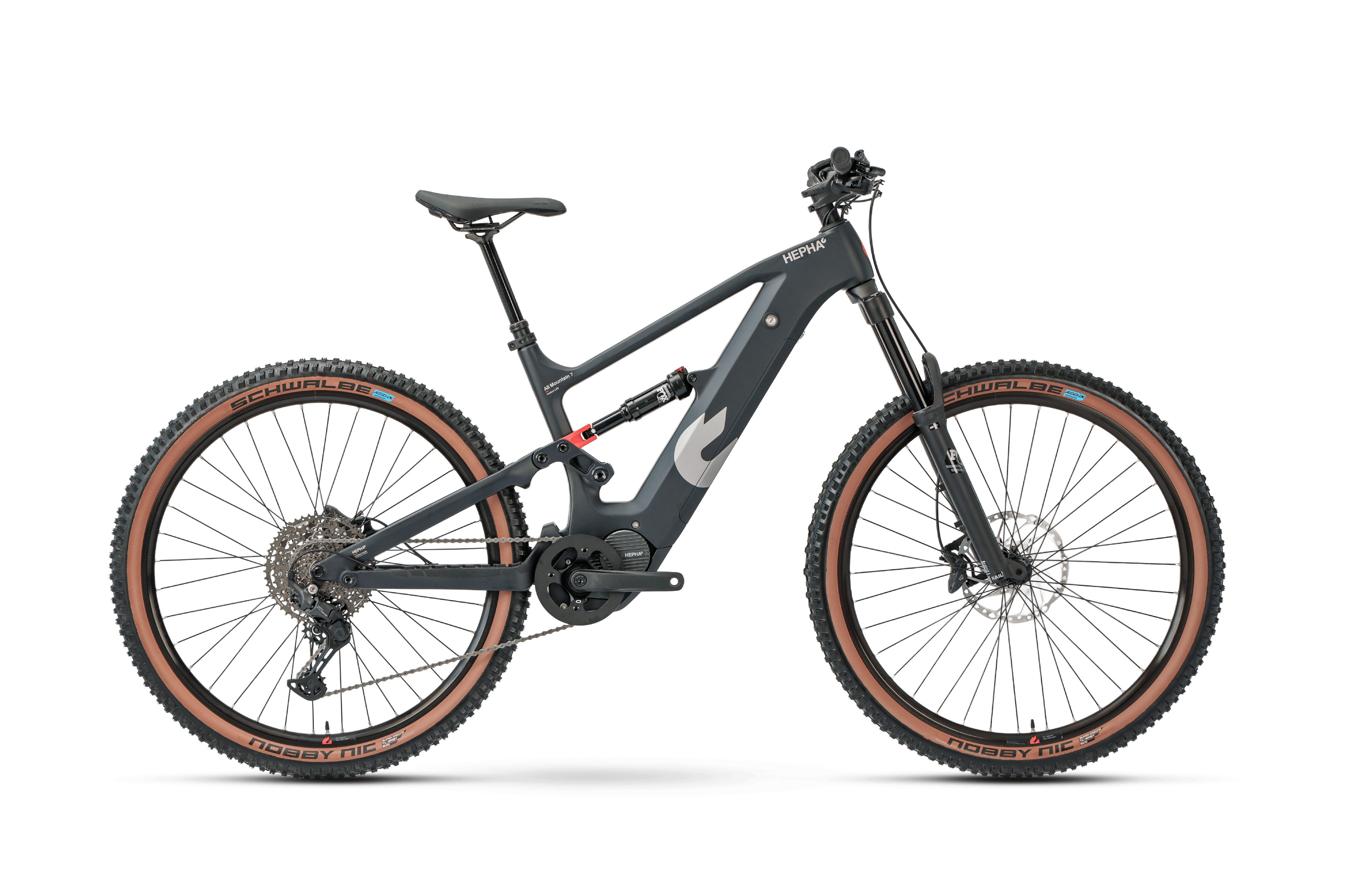 HEPHA All Mountain 7 Carbon Limited E-Fullys (schwarz) 1