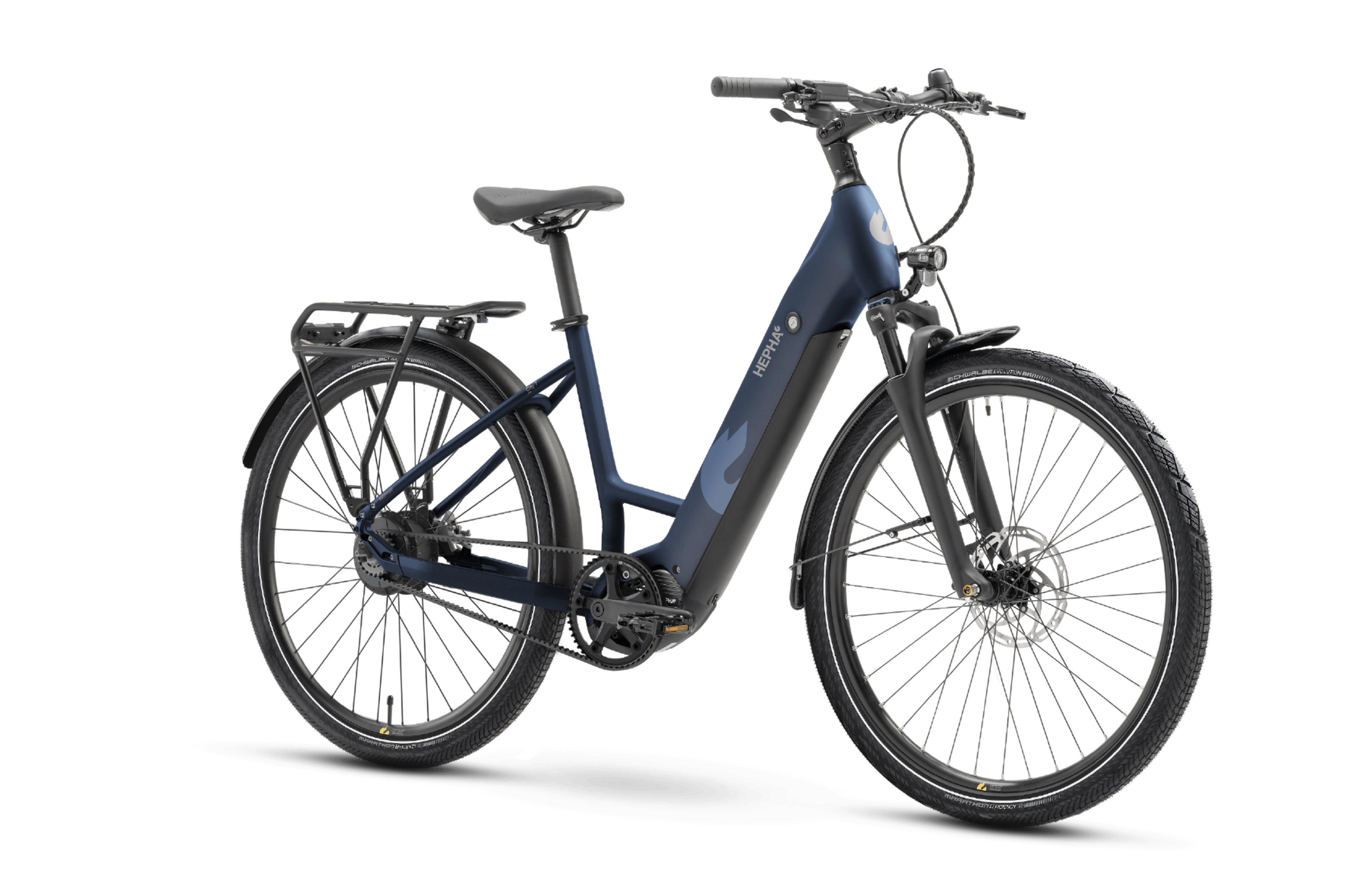 HEPHA City 7 Ultra E-Citybikes (blau) 2