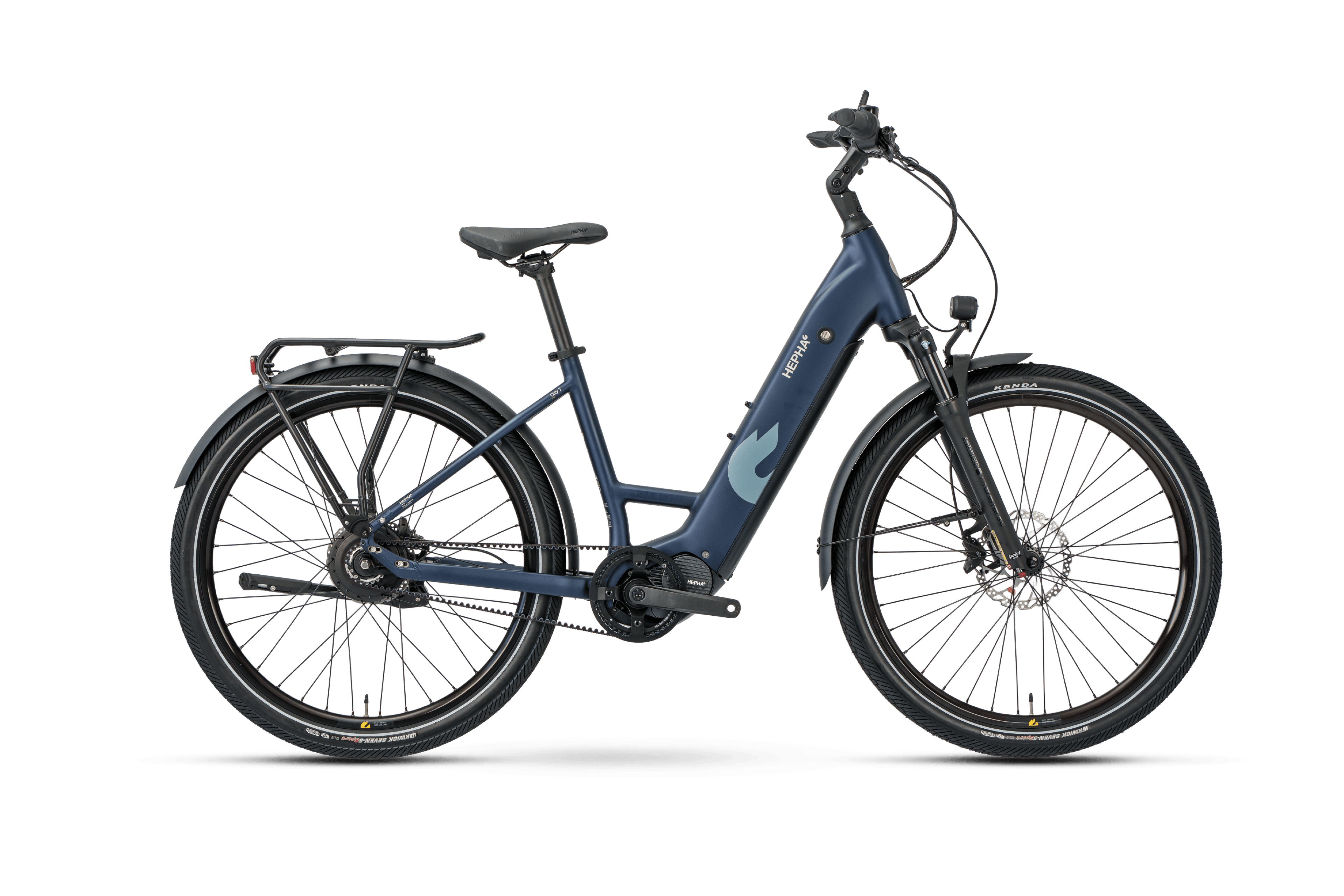 HEPHA City 7 Ultra E-Citybikes (blau) 1