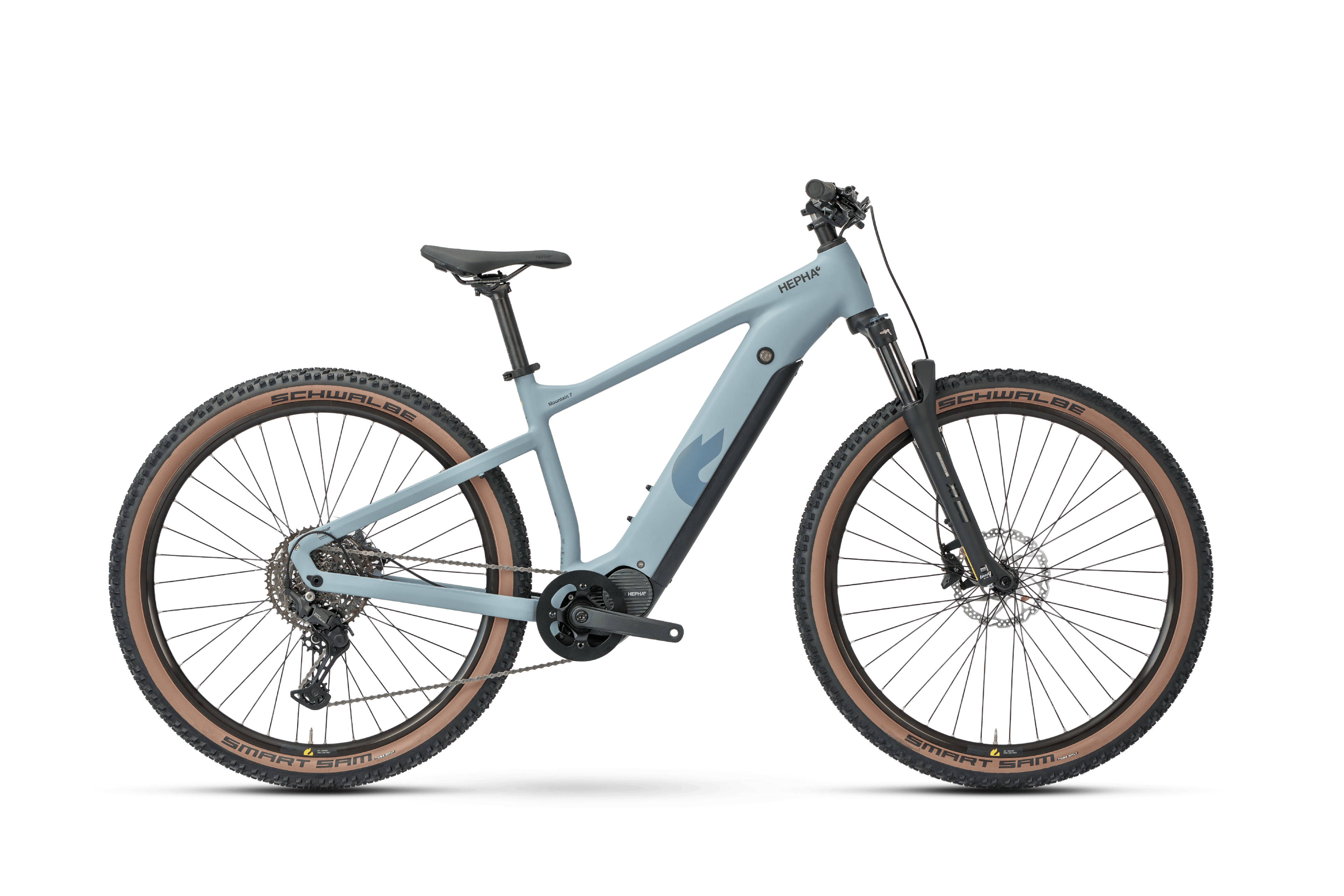 HEPHA Mountain 7 Performance E-Hardtails (blau) 1