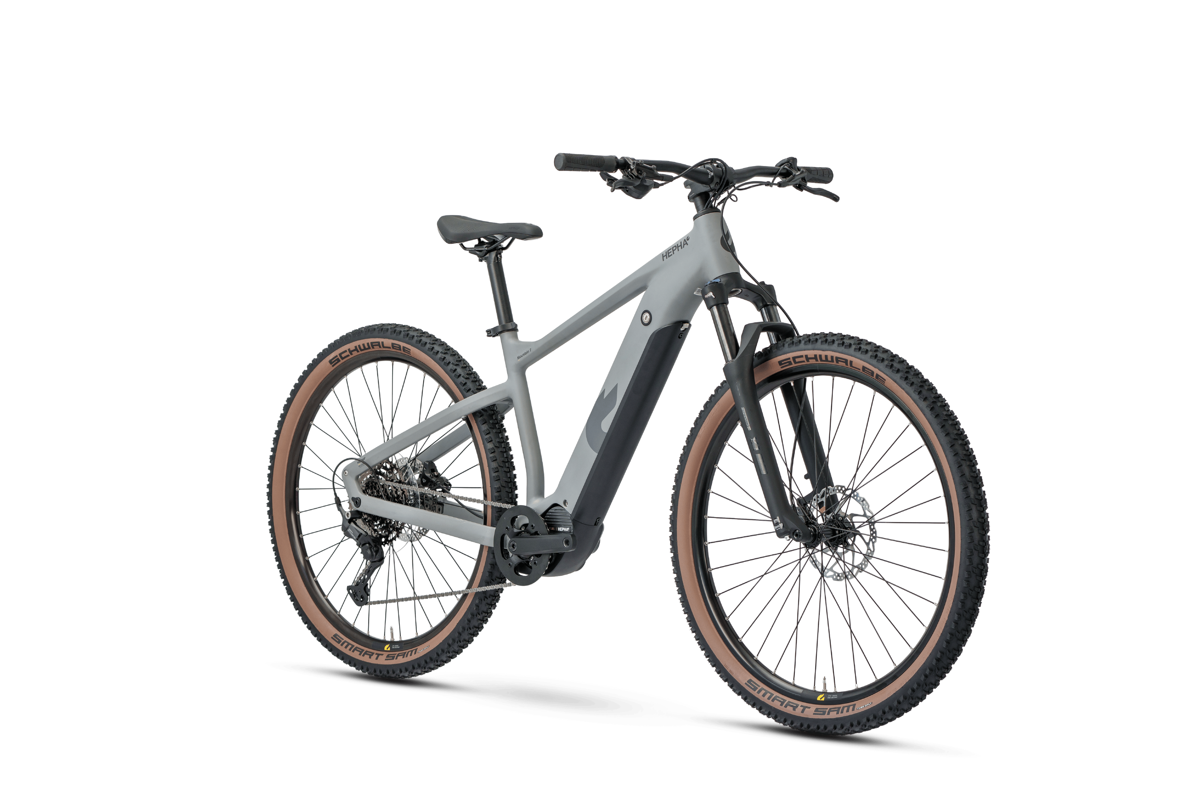 HEPHA Mountain 7 Performance E-Hardtails (grau) 2