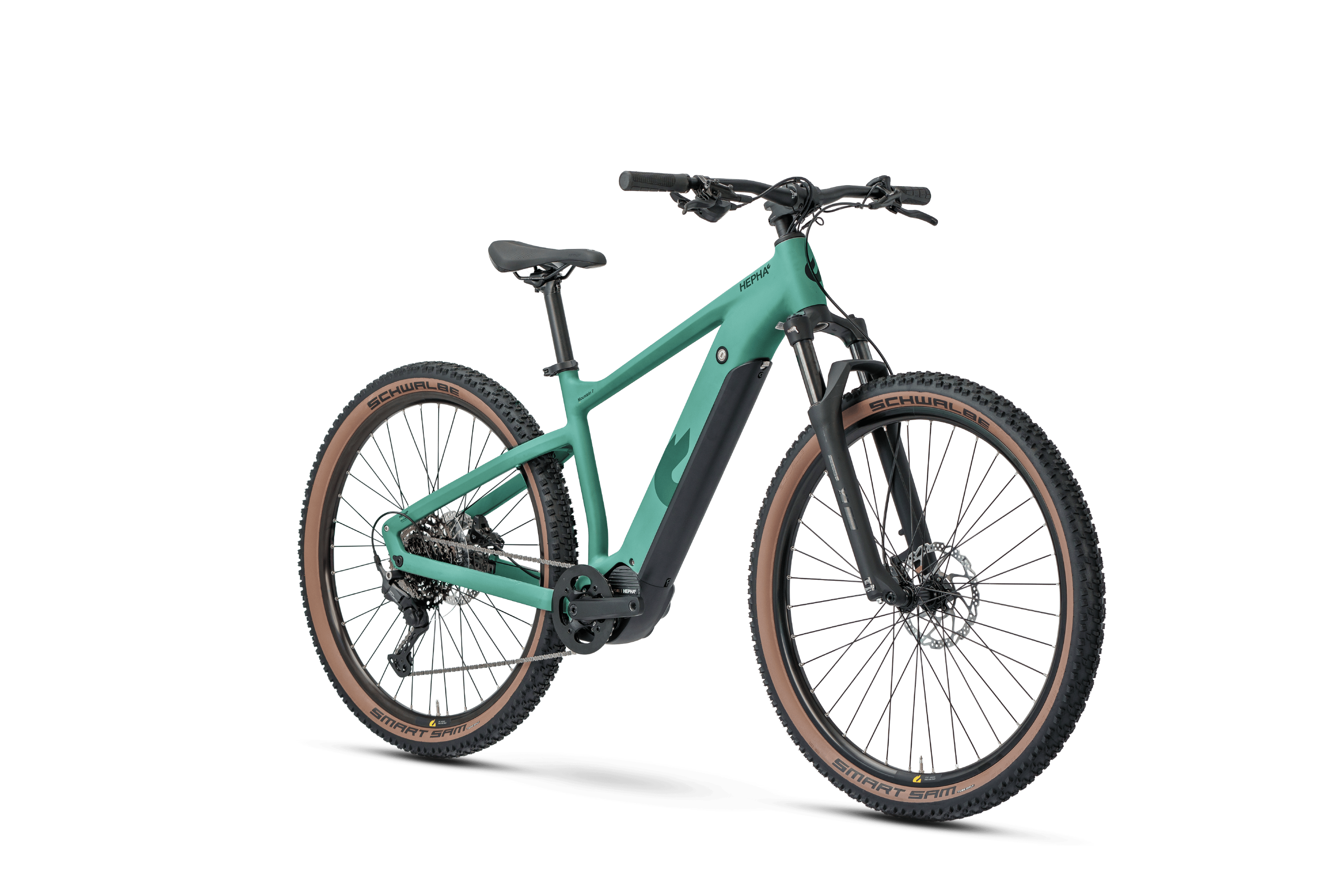 HEPHA Mountain 7 Ultra E-Hardtails (grün) 2