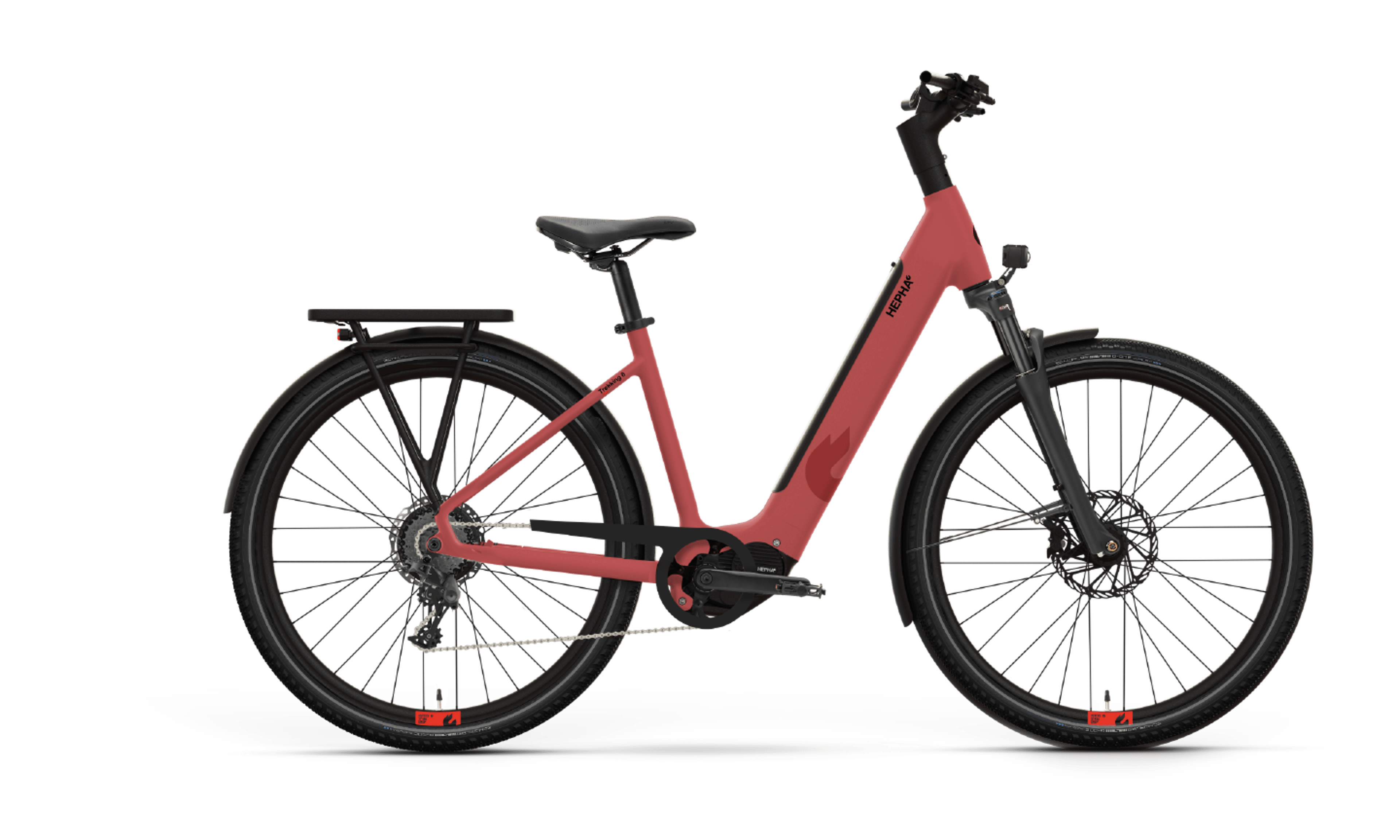HEPHA Trekking 8 Performance E-Trekkingbikes (grau) 1