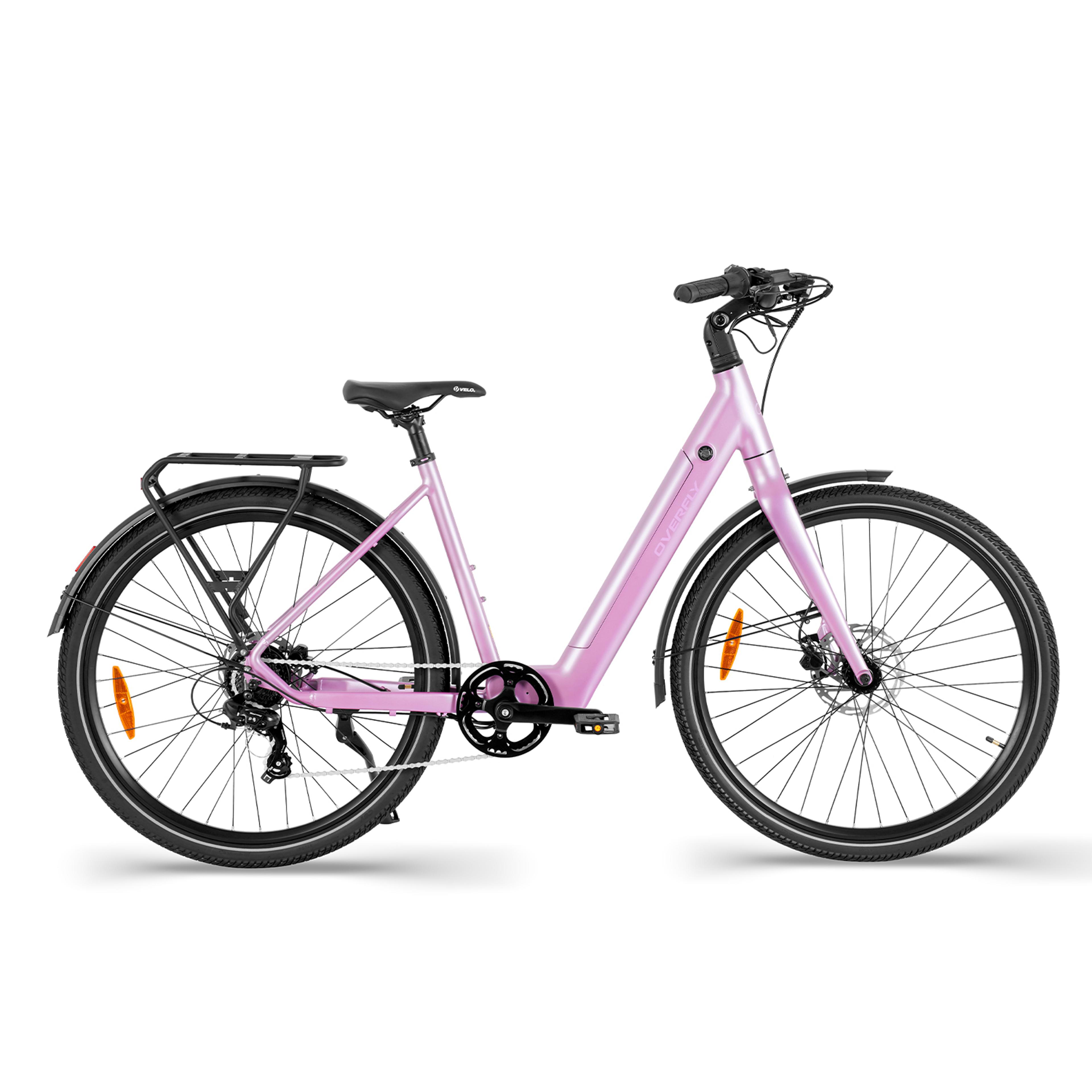 Overfly HERA E-Trekkingbikes (rosa) 1