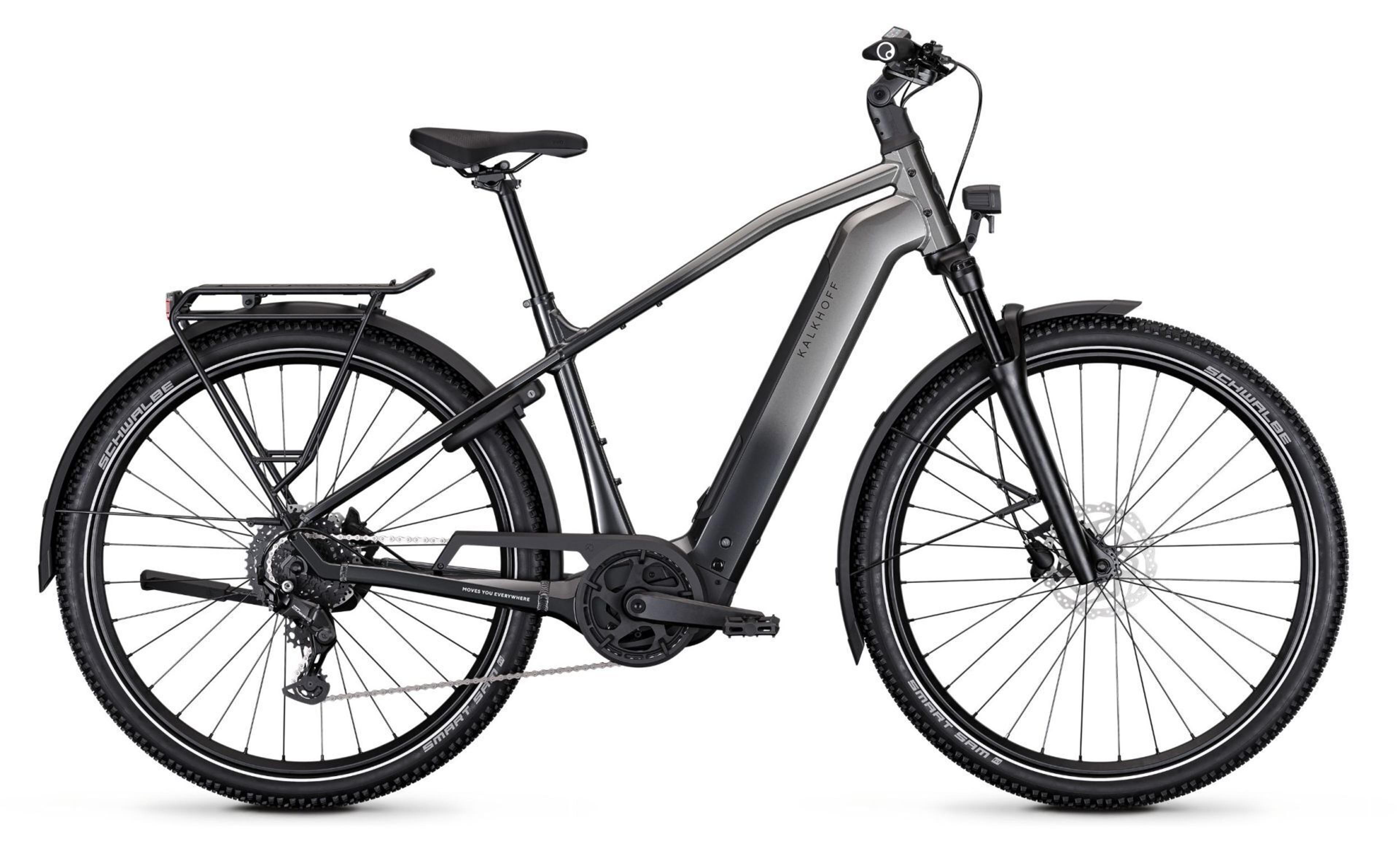 Kalkhoff Entice 3 LTD 600 E-Trekkingbikes (grau) 1