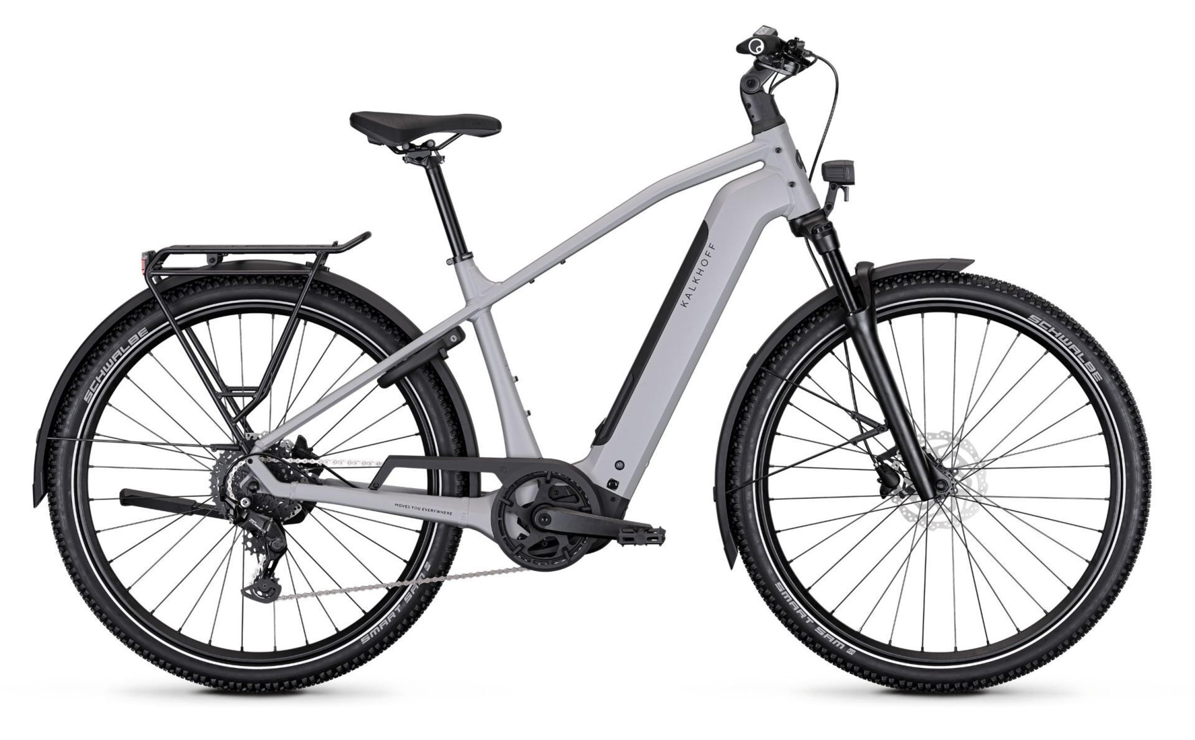 Kalkhoff Entice 3 LTD 600 OLTD E-Trekkingbikes (grau) 1