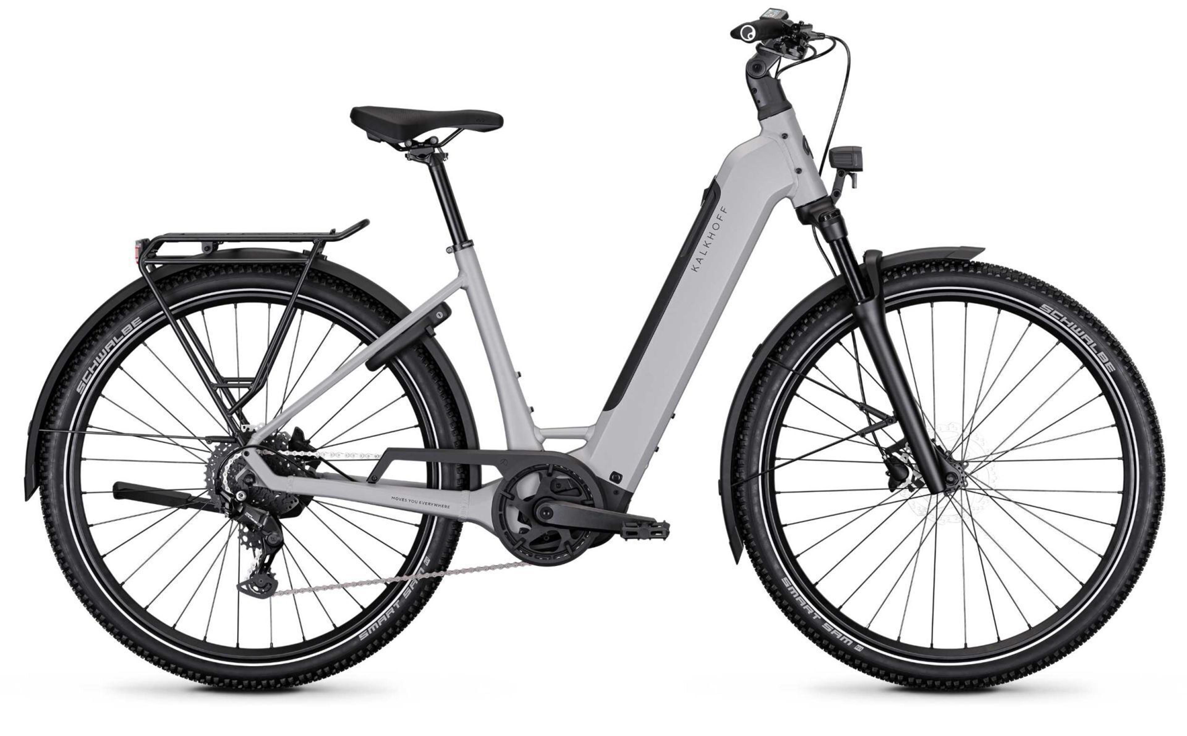 Kalkhoff Entice 3 LTD 600 OLTD E-Trekkingbikes (grau) 1