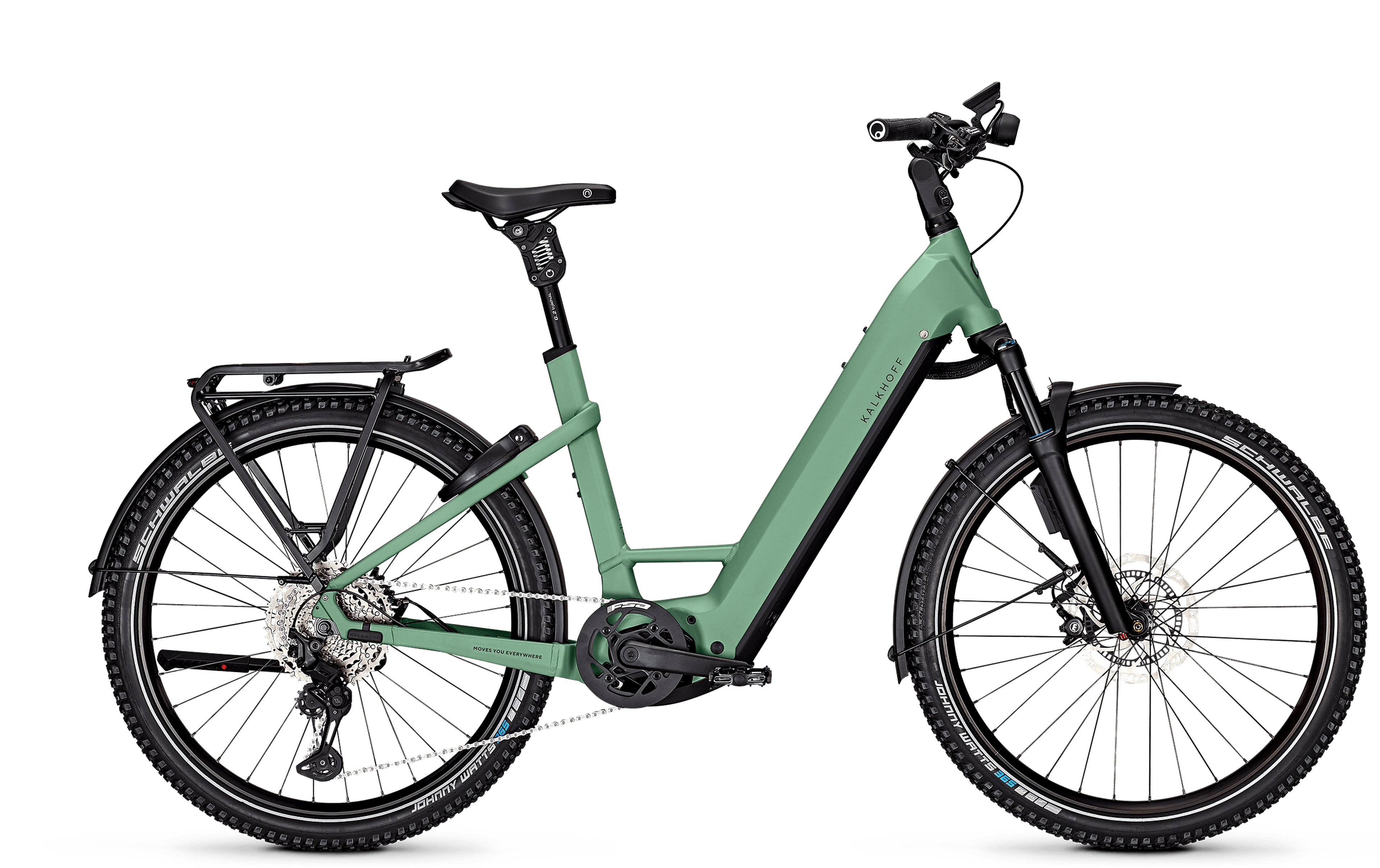 Kalkhoff Entice 7+ Advance ABS E-Trekkingbikes (grün) 1