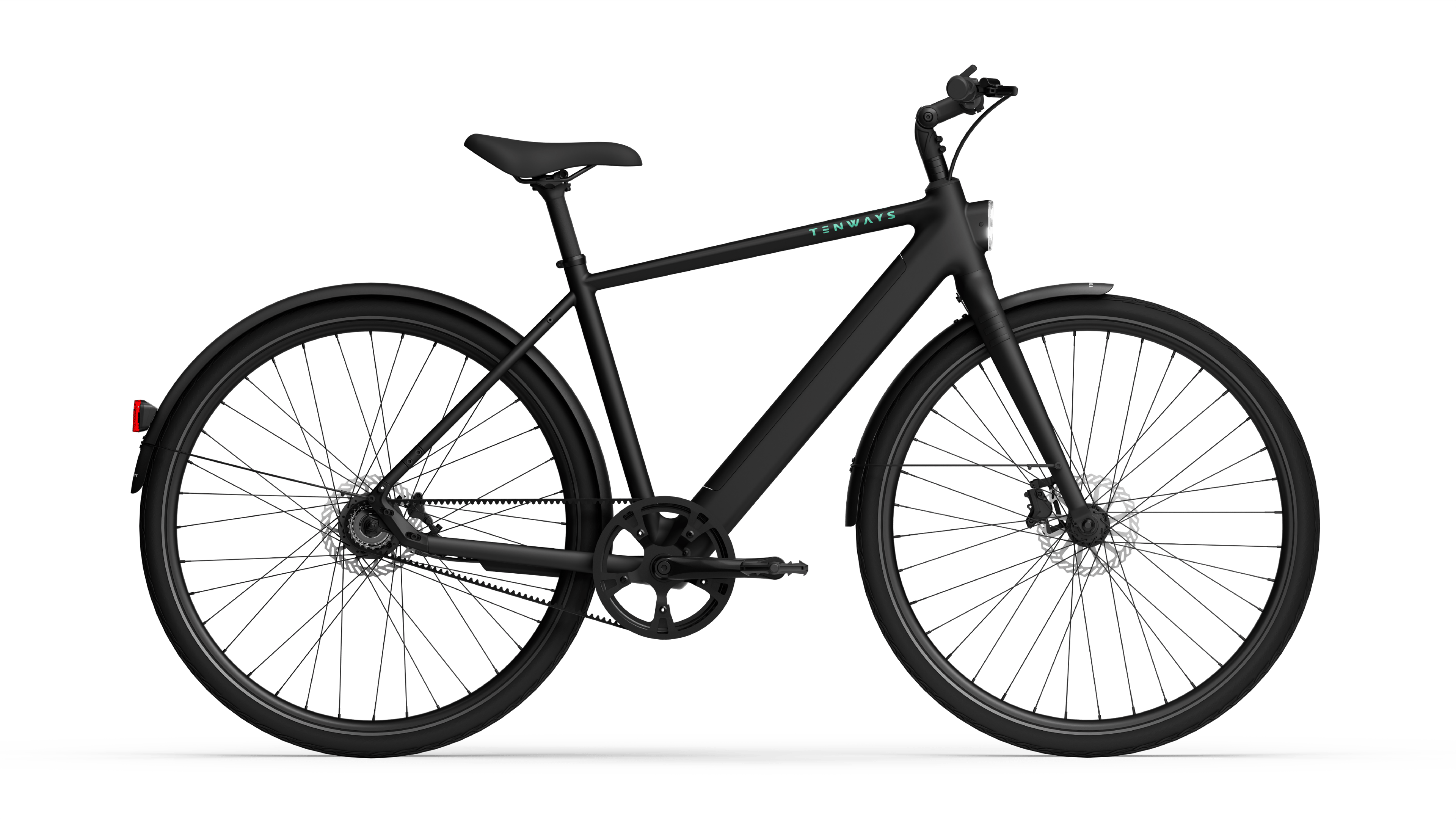 TENWAYS CGO600 Pro New Edition E-Citybike (schwarz) 1
