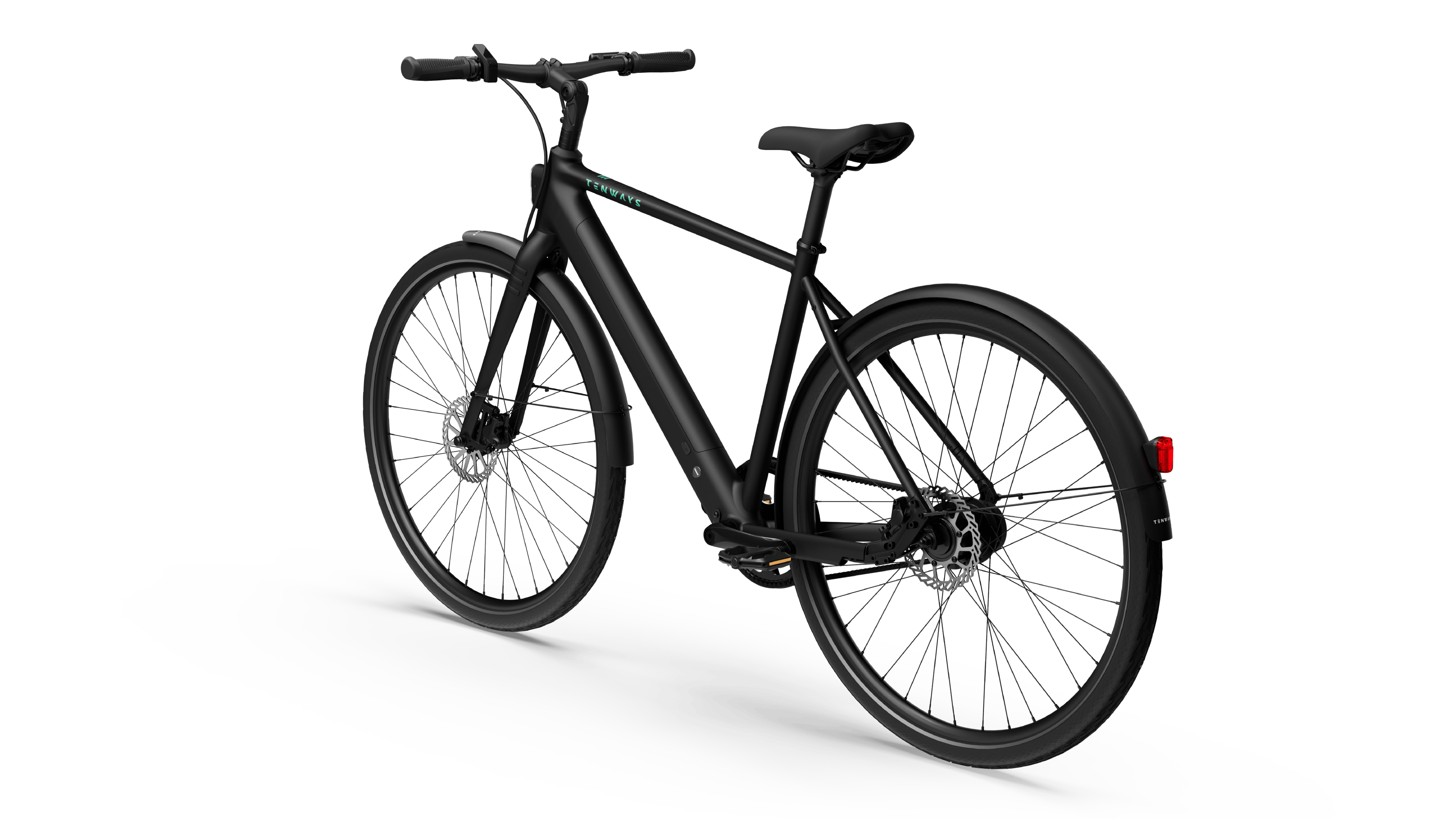 TENWAYS CGO600 Pro New Edition E-Citybike (schwarz) 3