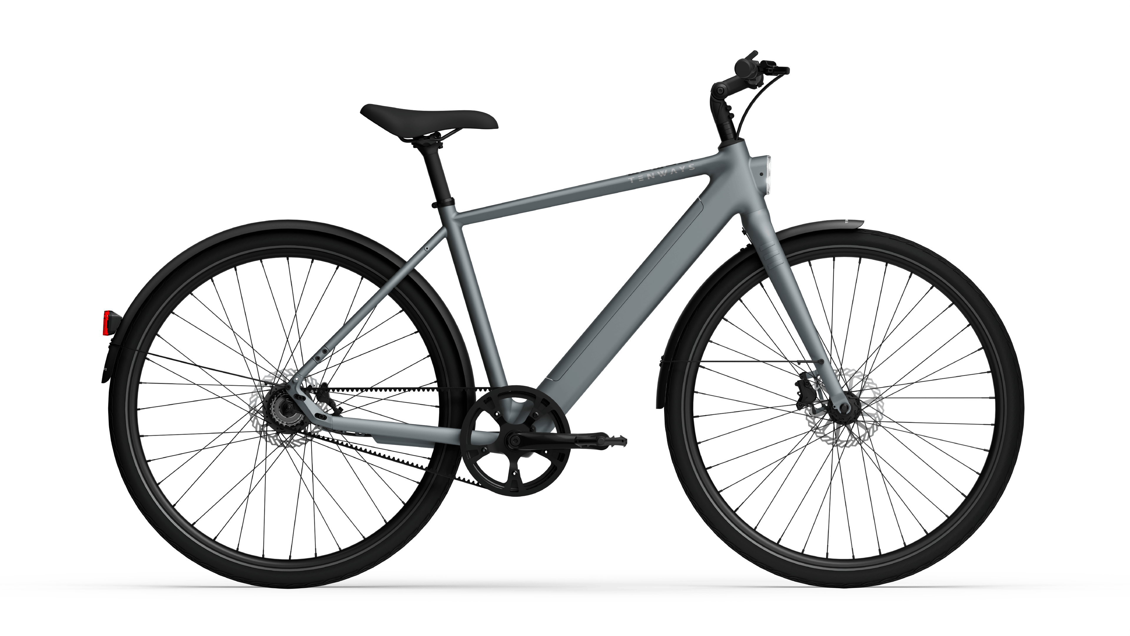 TENWAYS CGO600 Pro New Edition E-Citybike (grau) 1