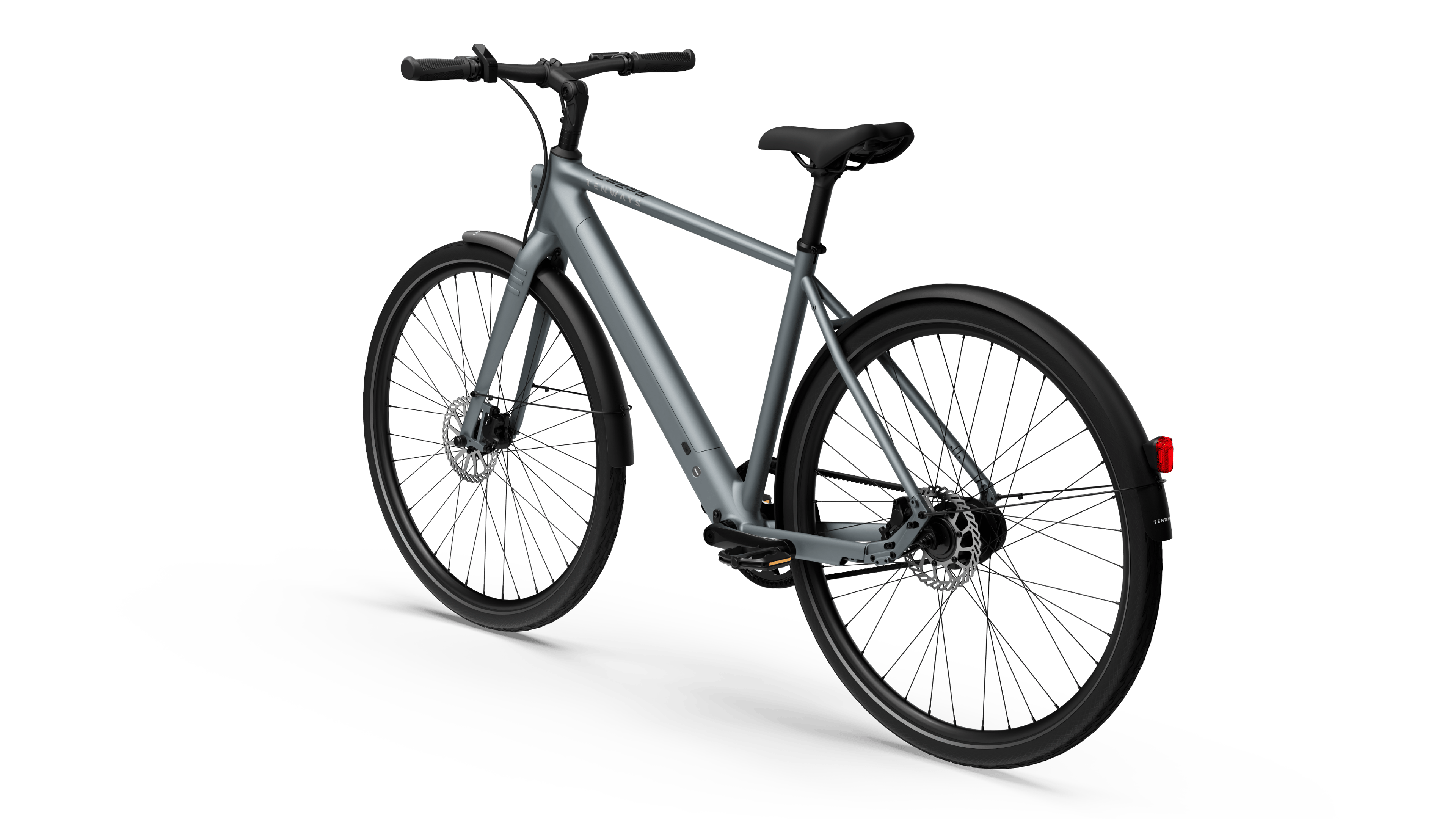 TENWAYS CGO600 Pro New Edition E-Citybike (grau) 3