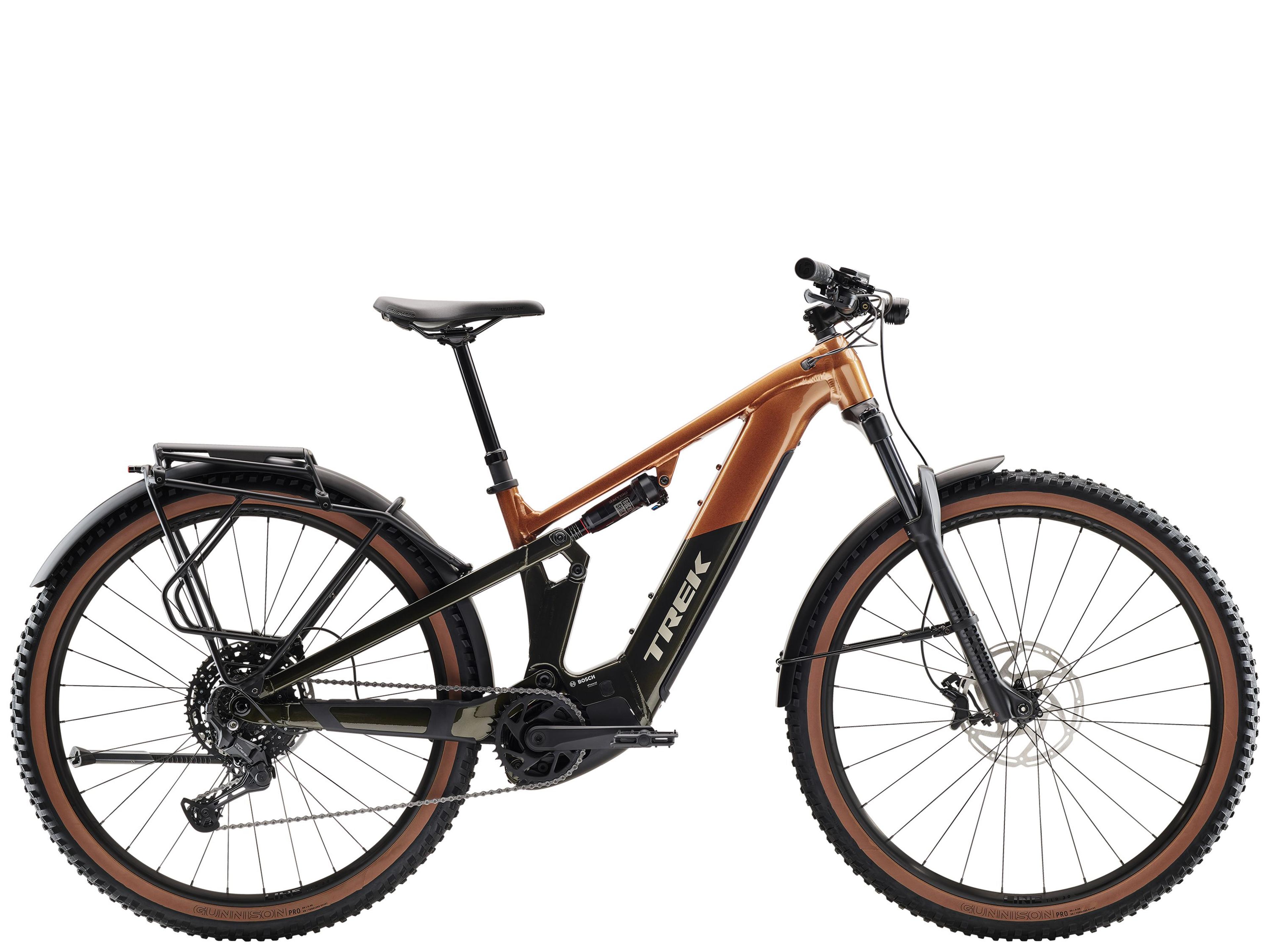 Trek Powerfly+ FS 4 EQ Gen 4 E-Fullys (orange) 1