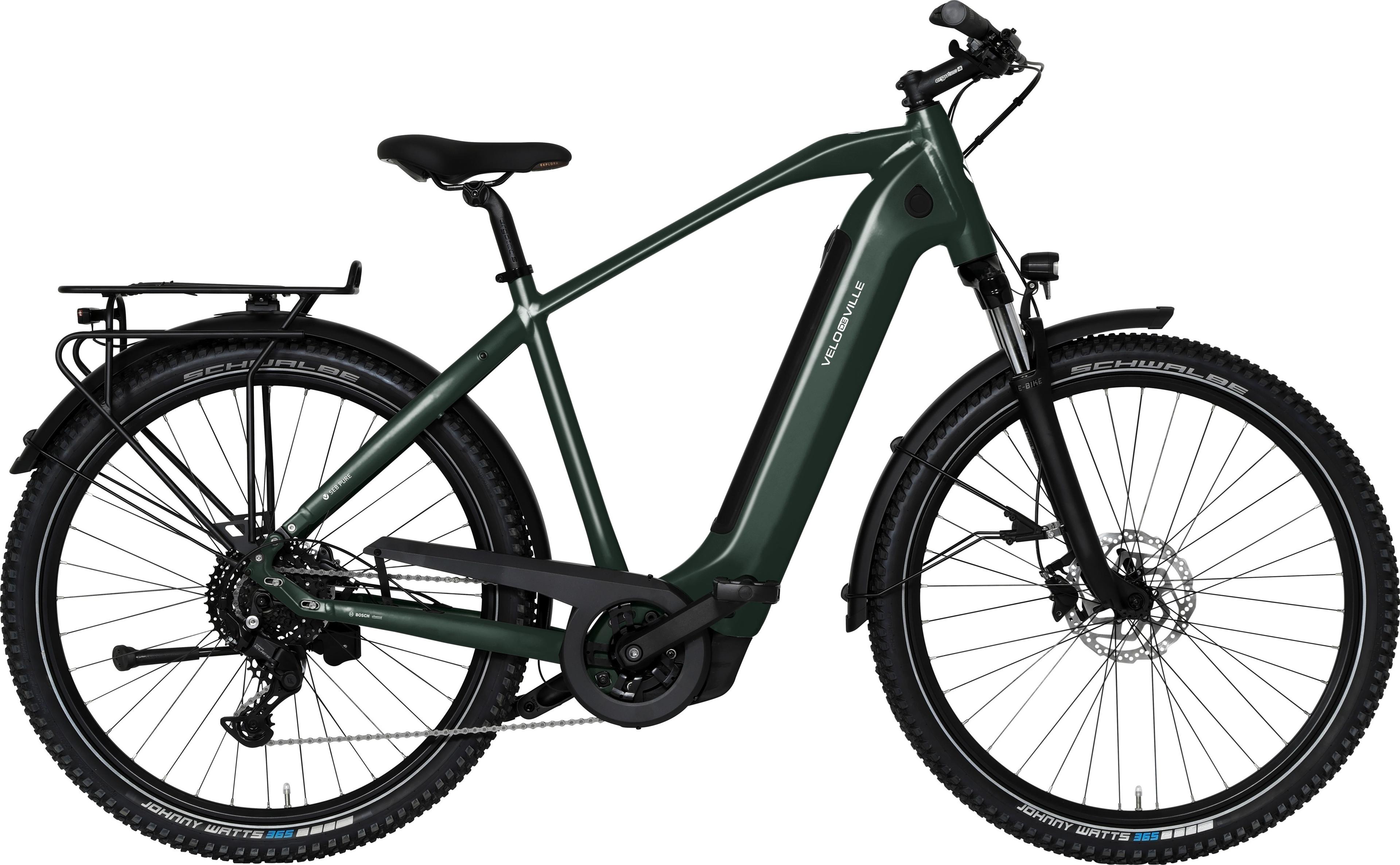 VELO DE VILLE SEB 990PX PURE E-Trekkingbikes (grün) 1