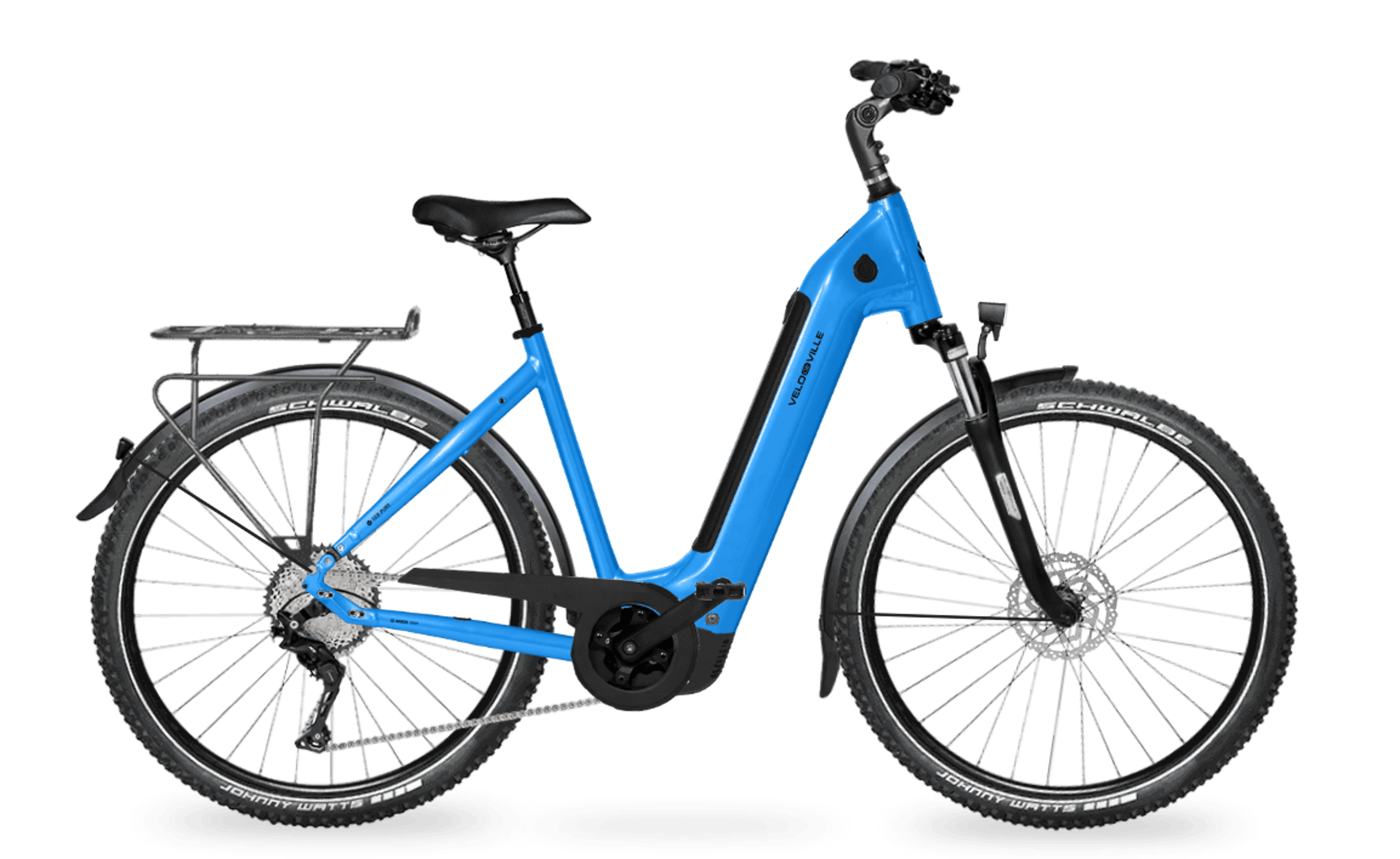 VELO DE VILLE SEB 990CX PURE E-Trekkingbikes (blau) 1
