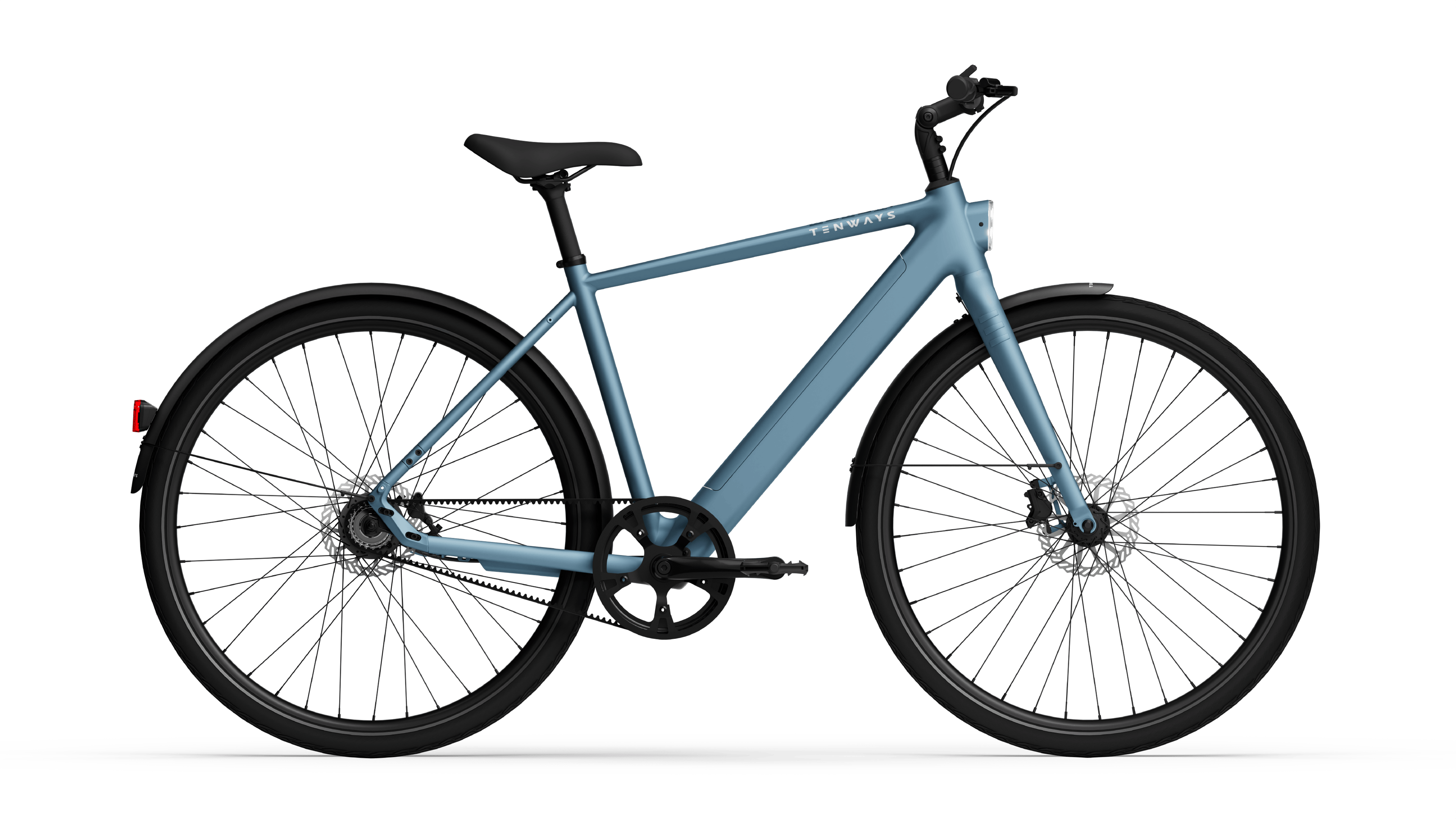 TENWAYS CGO600 Pro New Edition E-Citybike (blau) 1