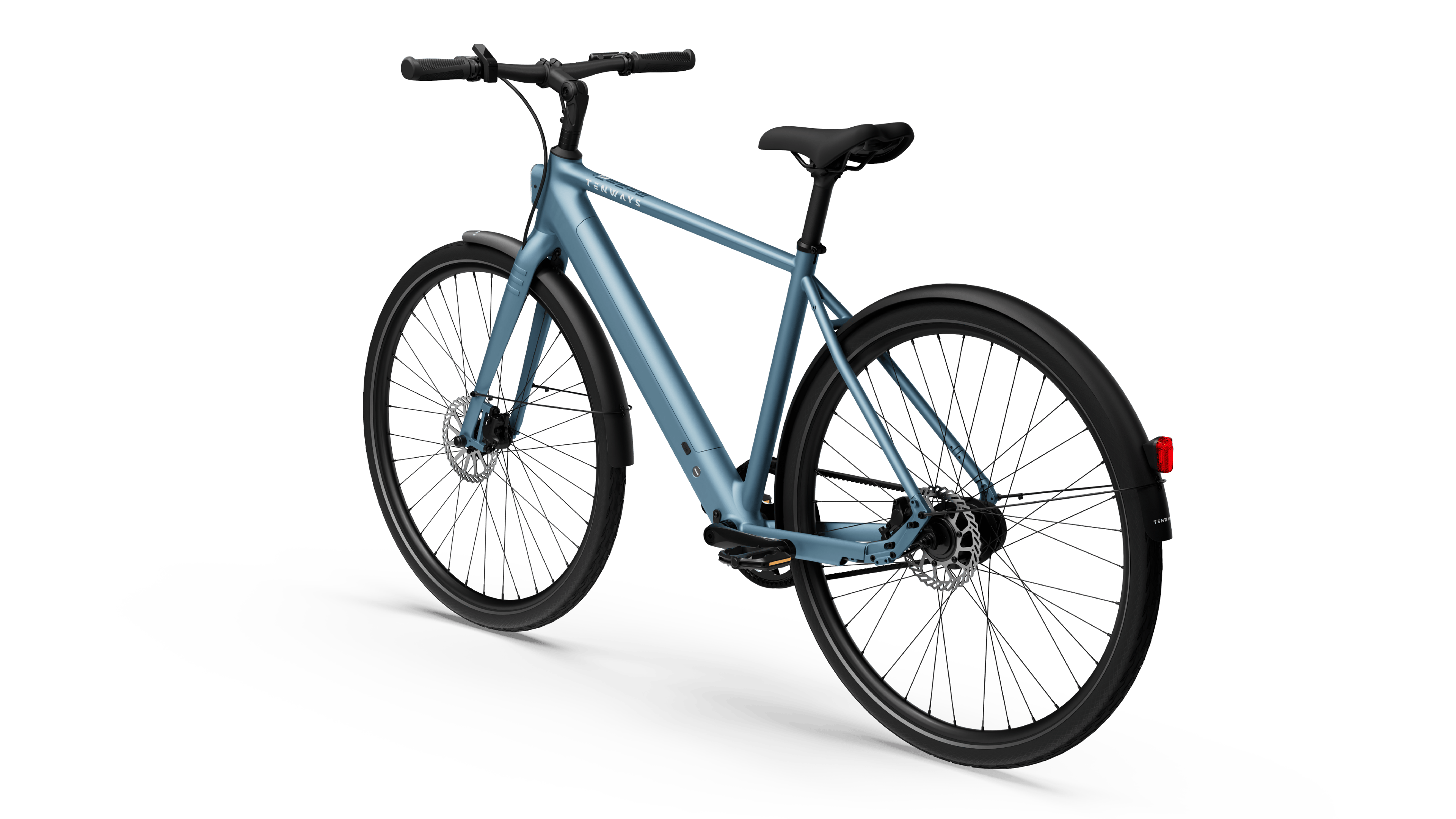 TENWAYS CGO600 Pro New Edition E-Citybike (blau) 3