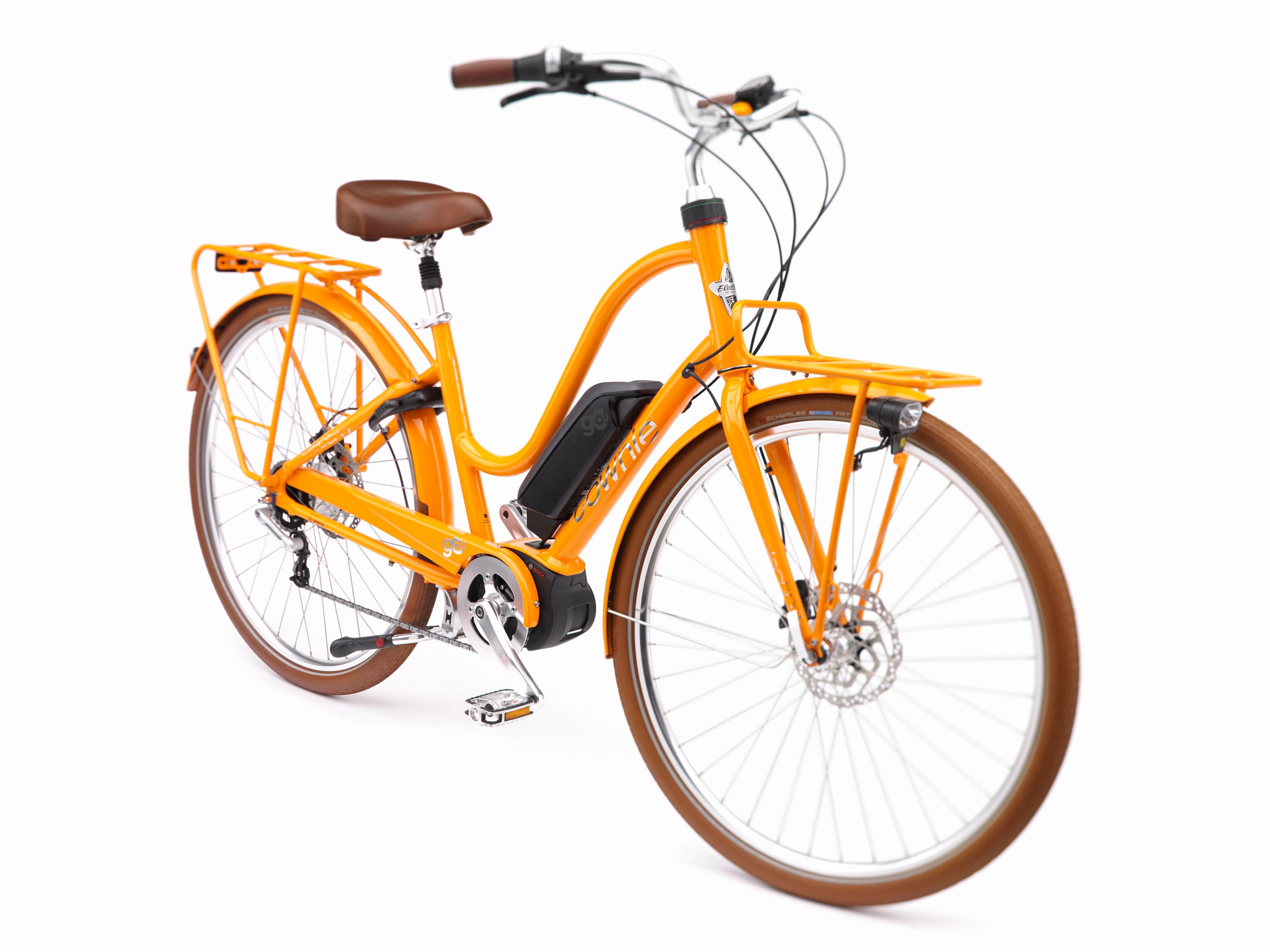 Electra Townie Commute Go! 5i E-Citybikes (orange) 11
