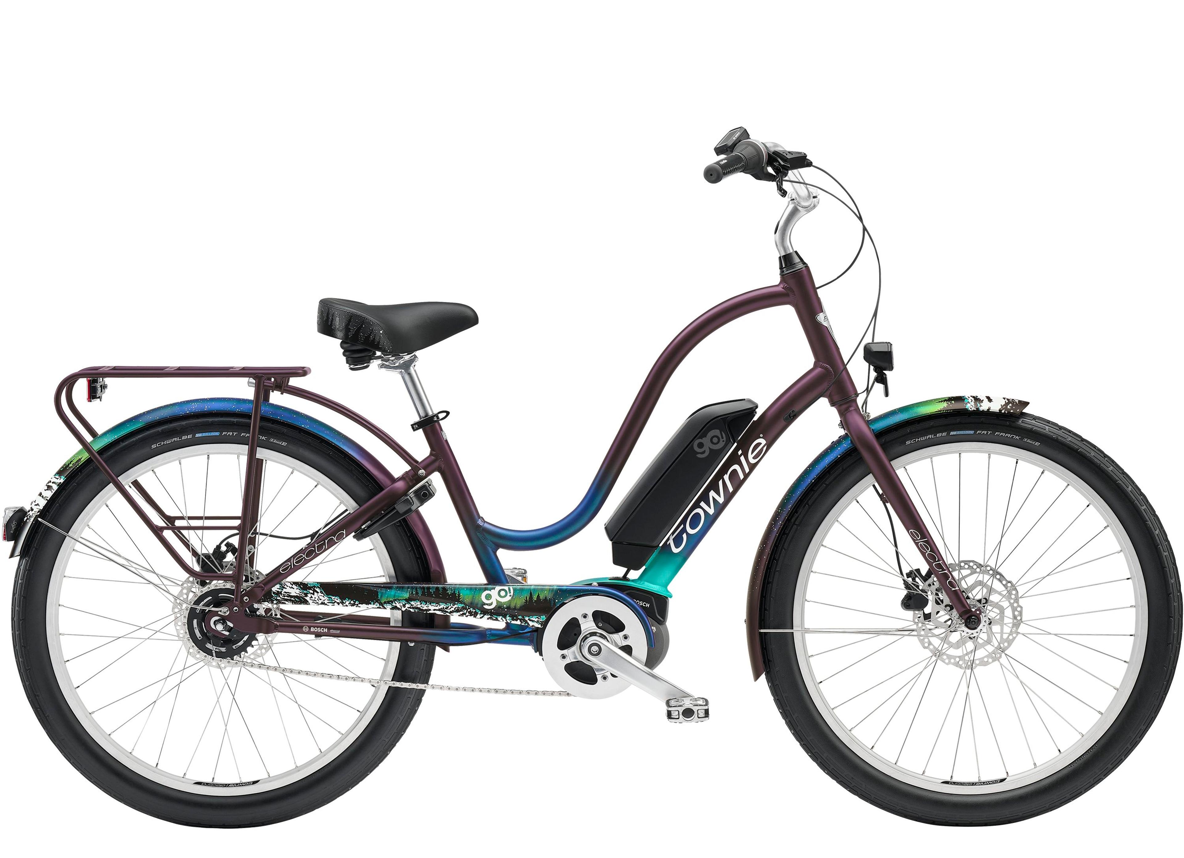 Electra Townie Go! 5i E-Citybikes (lila) 1