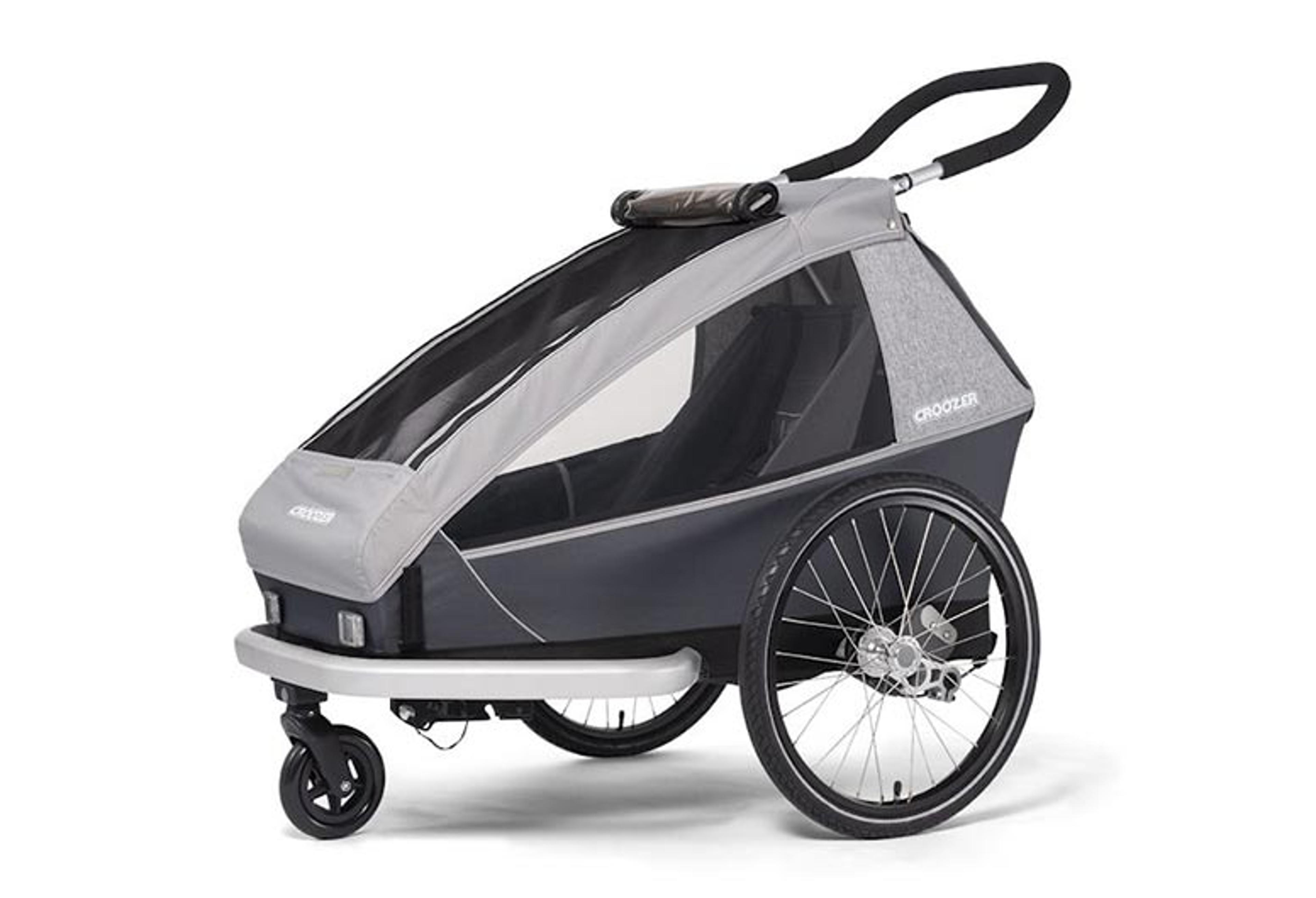 Croozer Kid Keeke 1 Anhänger (grau) 2