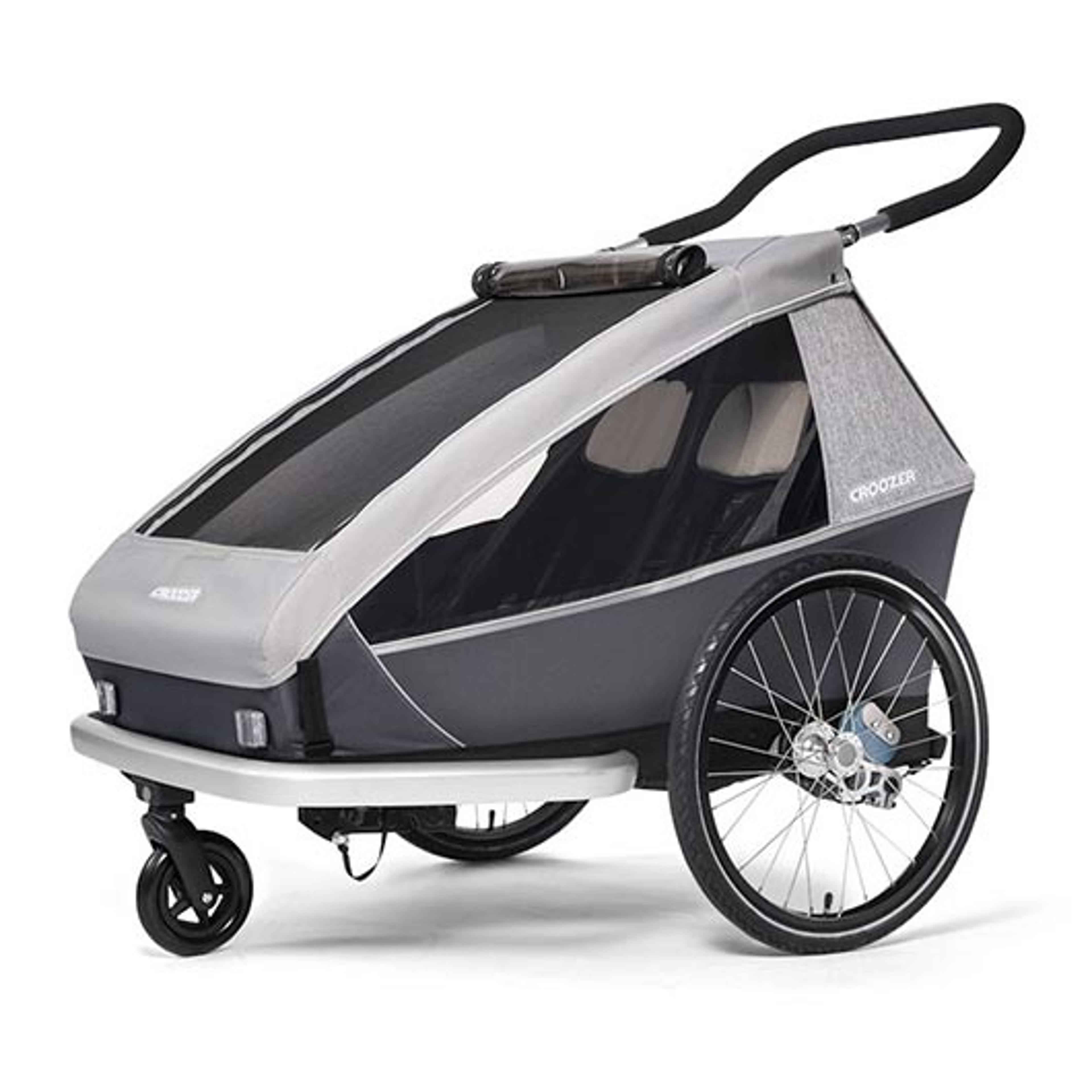 Croozer Kid Keeke 2 Anhänger (grau) 2