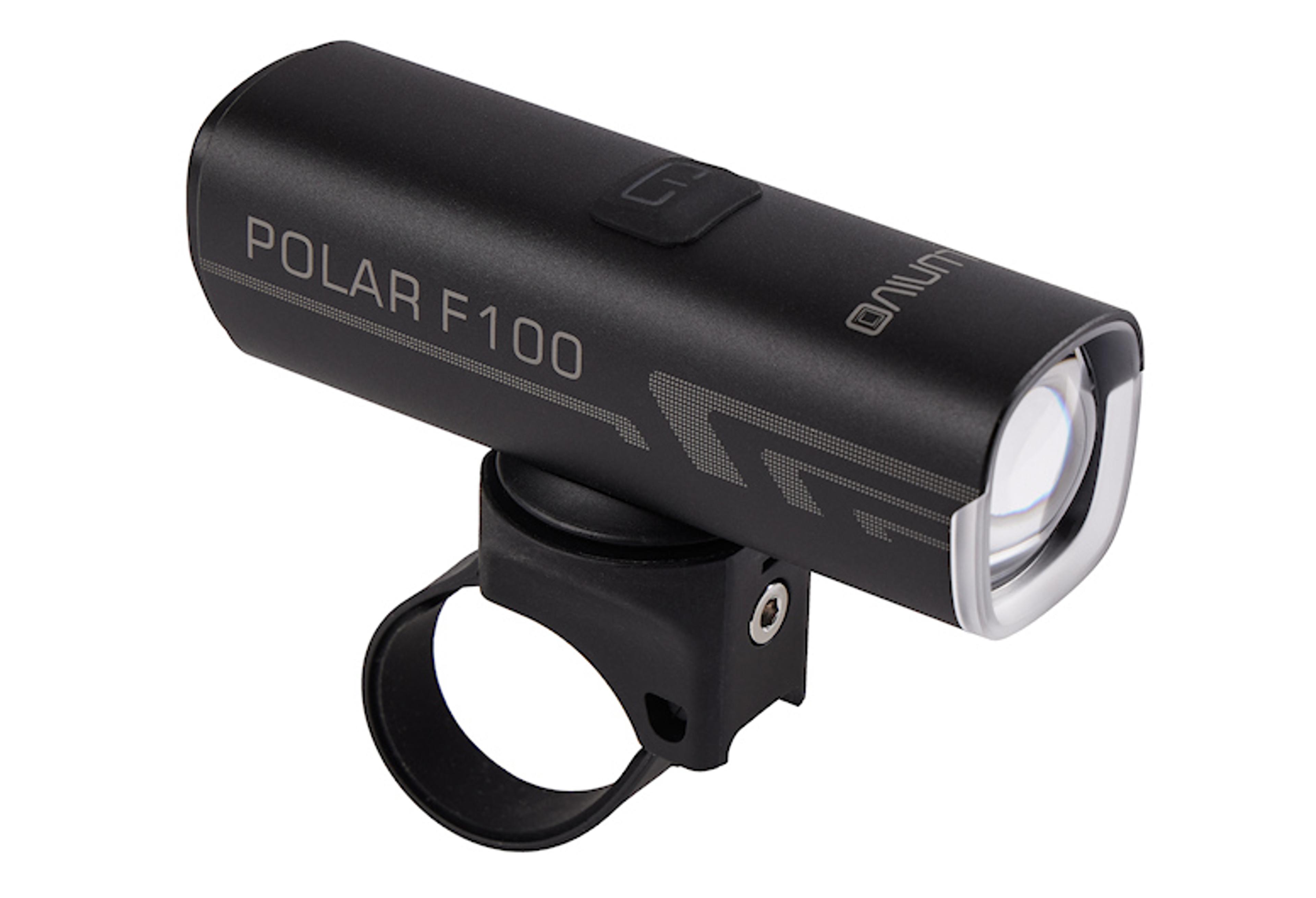 LUNIVO Polar F100 Fahrradbeleuchtung (schwarz) 1