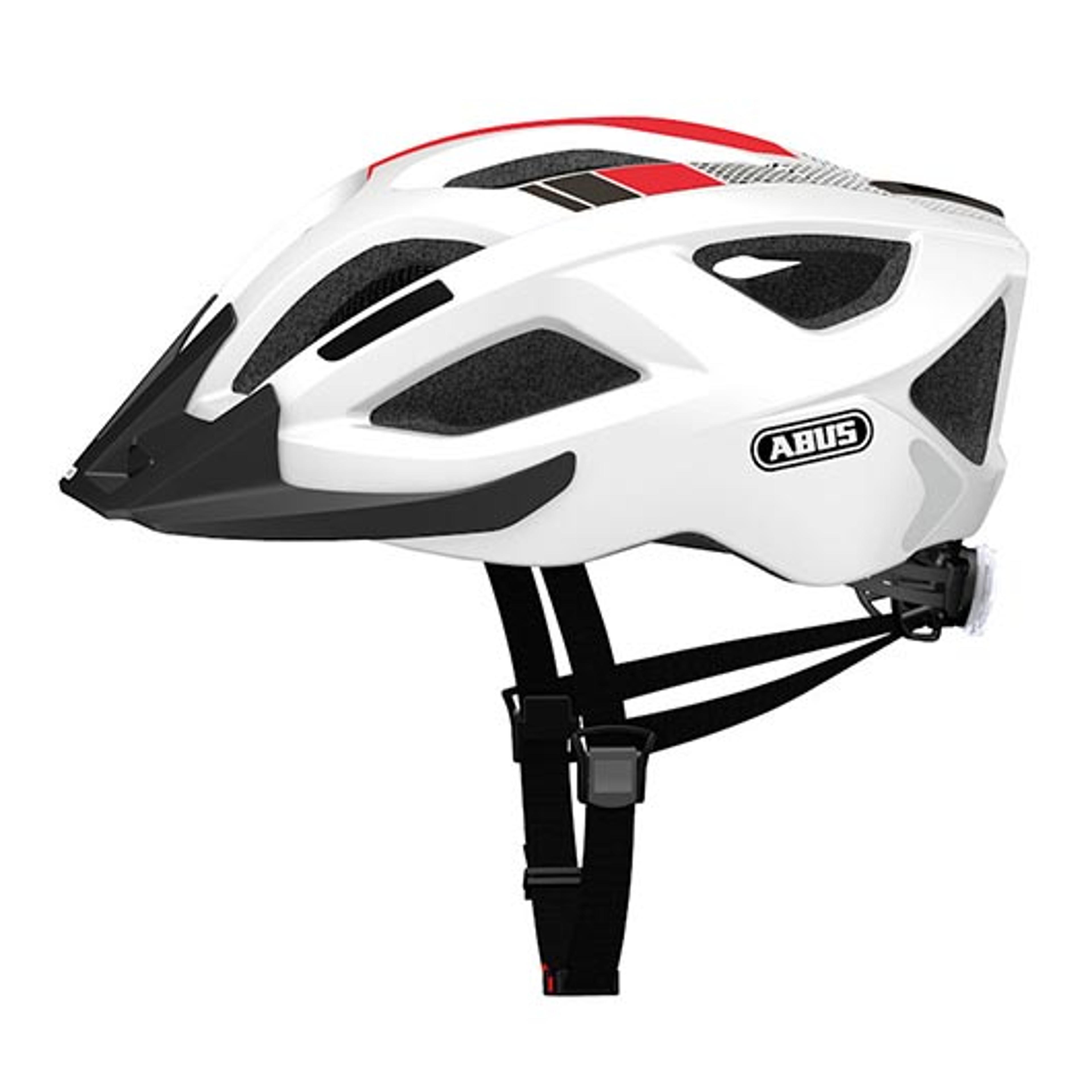 ABUS Aduro 2.0 race white Helm (weiss) 1