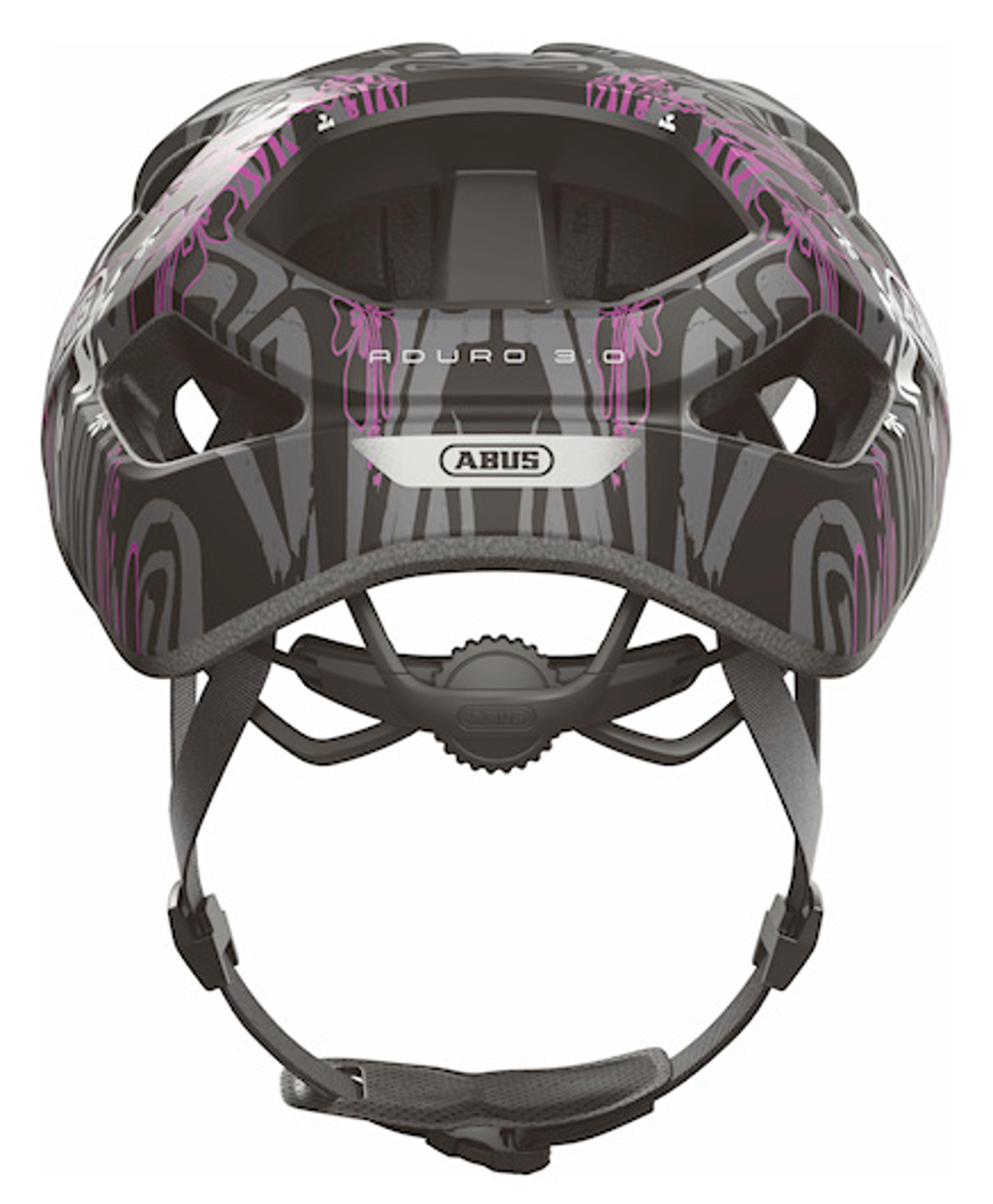 ABUS Aduro 3.0 maori blackberry Helm (schwarz) 3