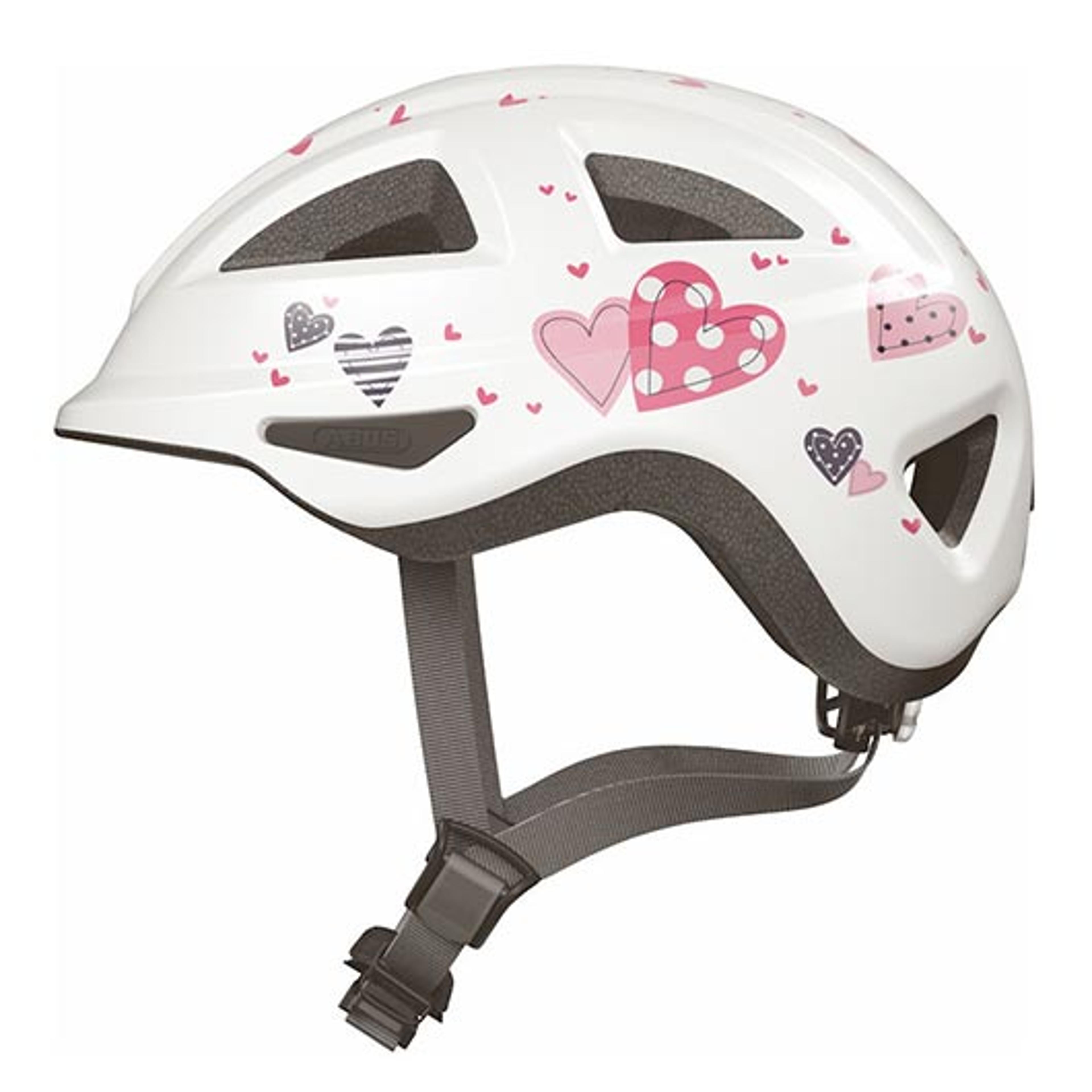 ABUS Anuky 2.0 ACE white heart Kinderhelm (weiss) 1