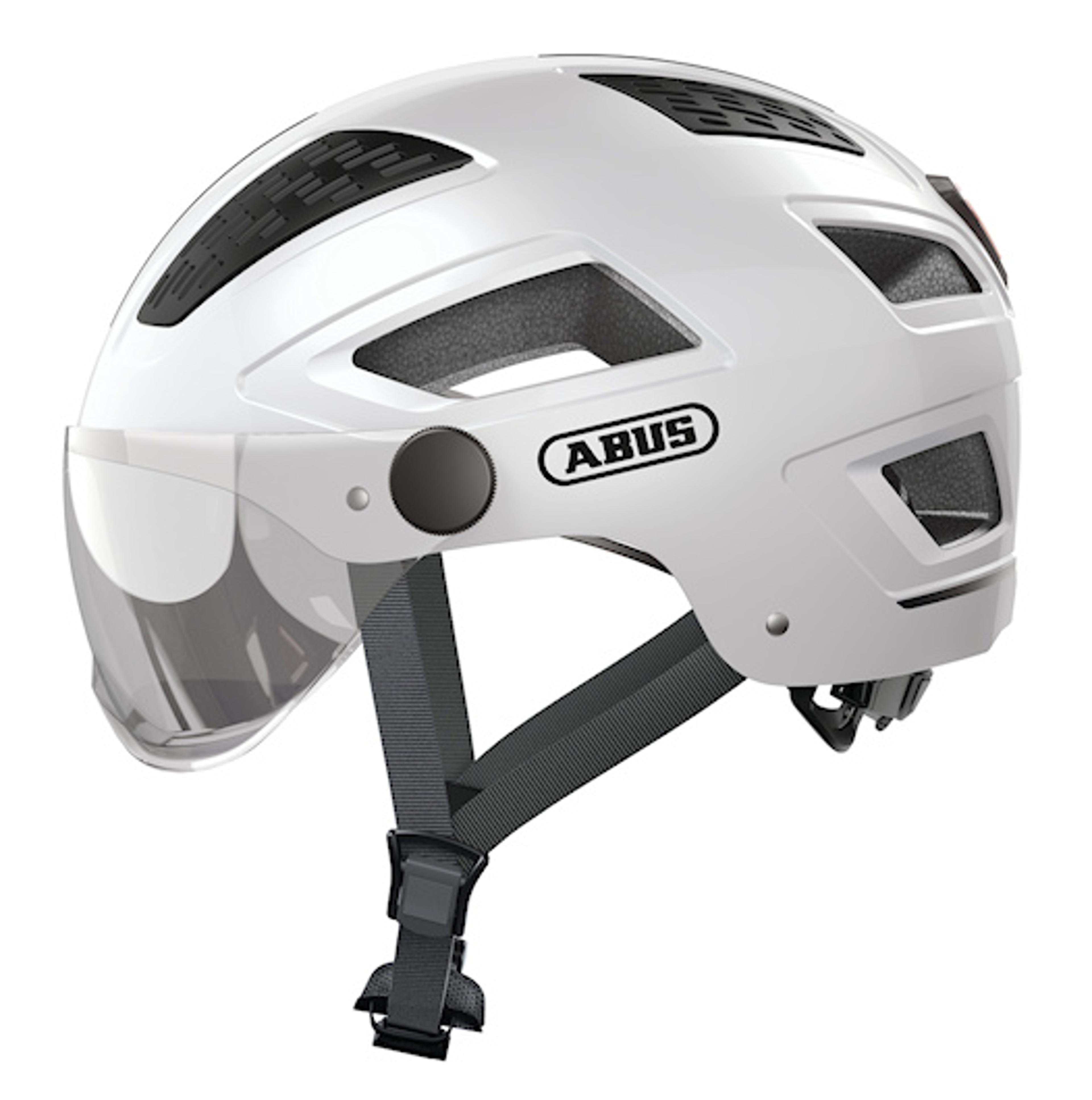 ABUS Hyban 2.0 ACE velvet black Helm (weiss) 1