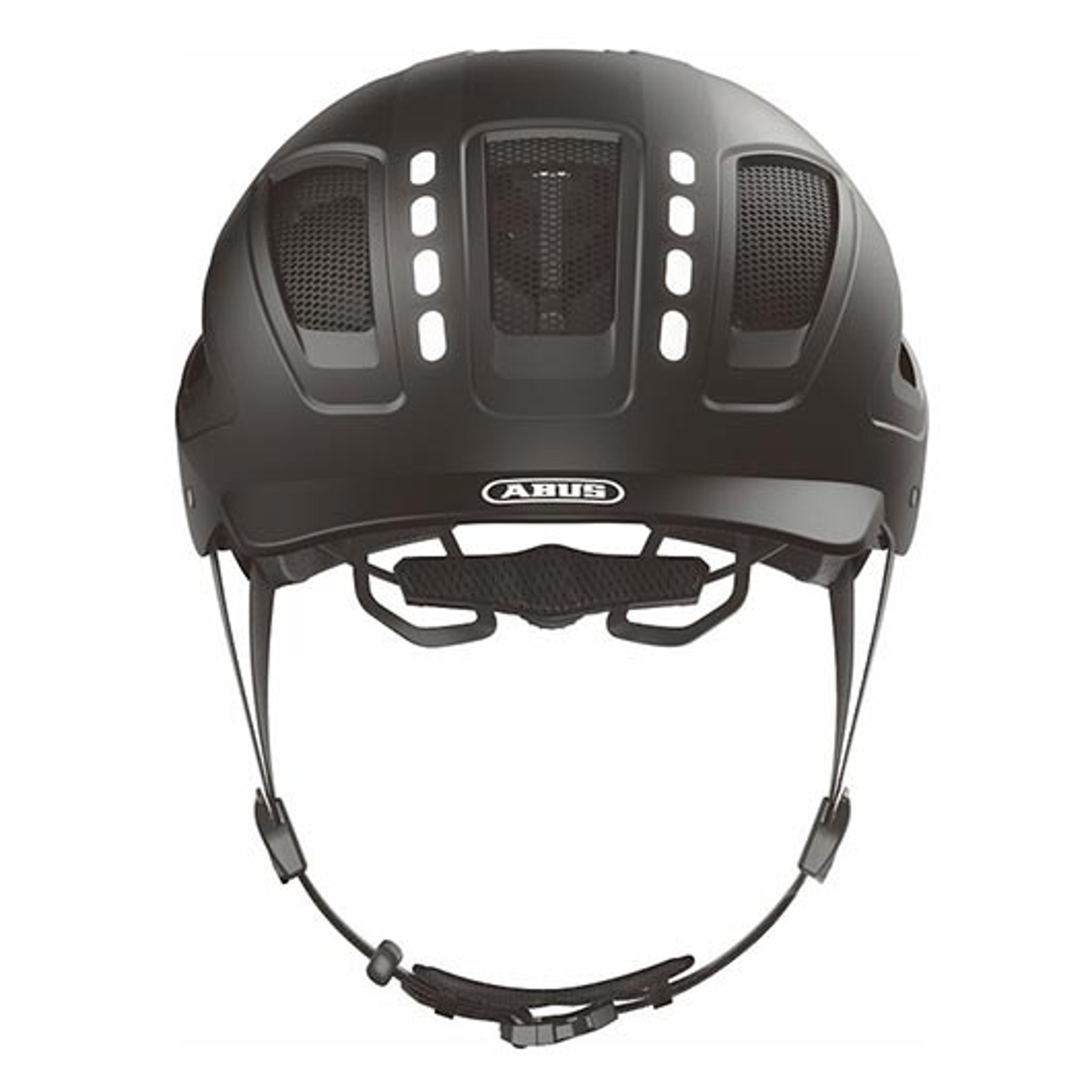 ABUS Hyban 2.0 LED signal black Helm (schwarz) 2